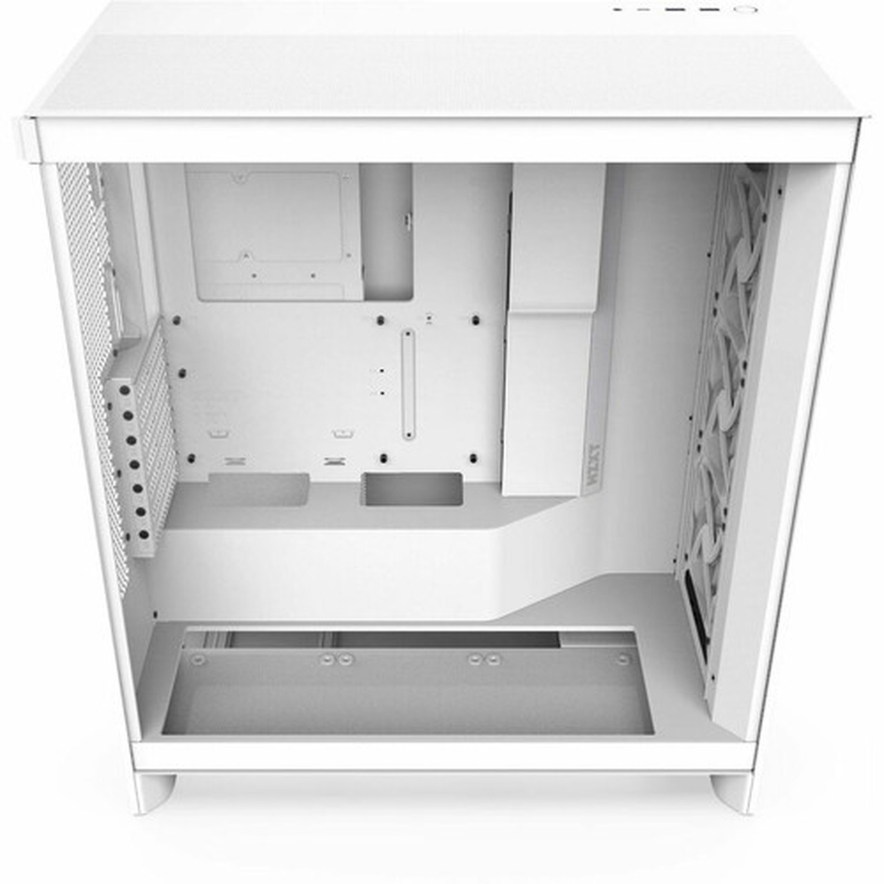 NZXT H7 Flow Mid-Tower ATX Airflow Case - Mid-tower - Matte White - Galvanized Cold Rolled Steel SGCC Tempered Glass - ATX EATX - CM-H72FW-01
