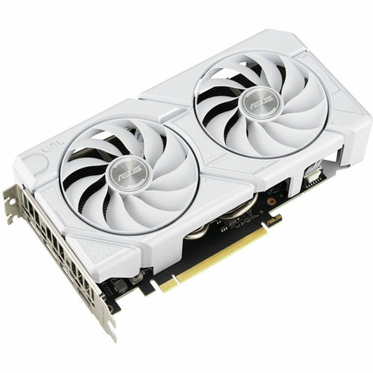 Asus NVIDIA GeForce RTX 4070 SUPER Graphic Card - 12 GB GDDR6X - 7680 x 4320 - 255 GHz Boost Clock - 192 bit Bus Width - PCI Express DUAL-RTX4070S-O12G-EVO-WH
