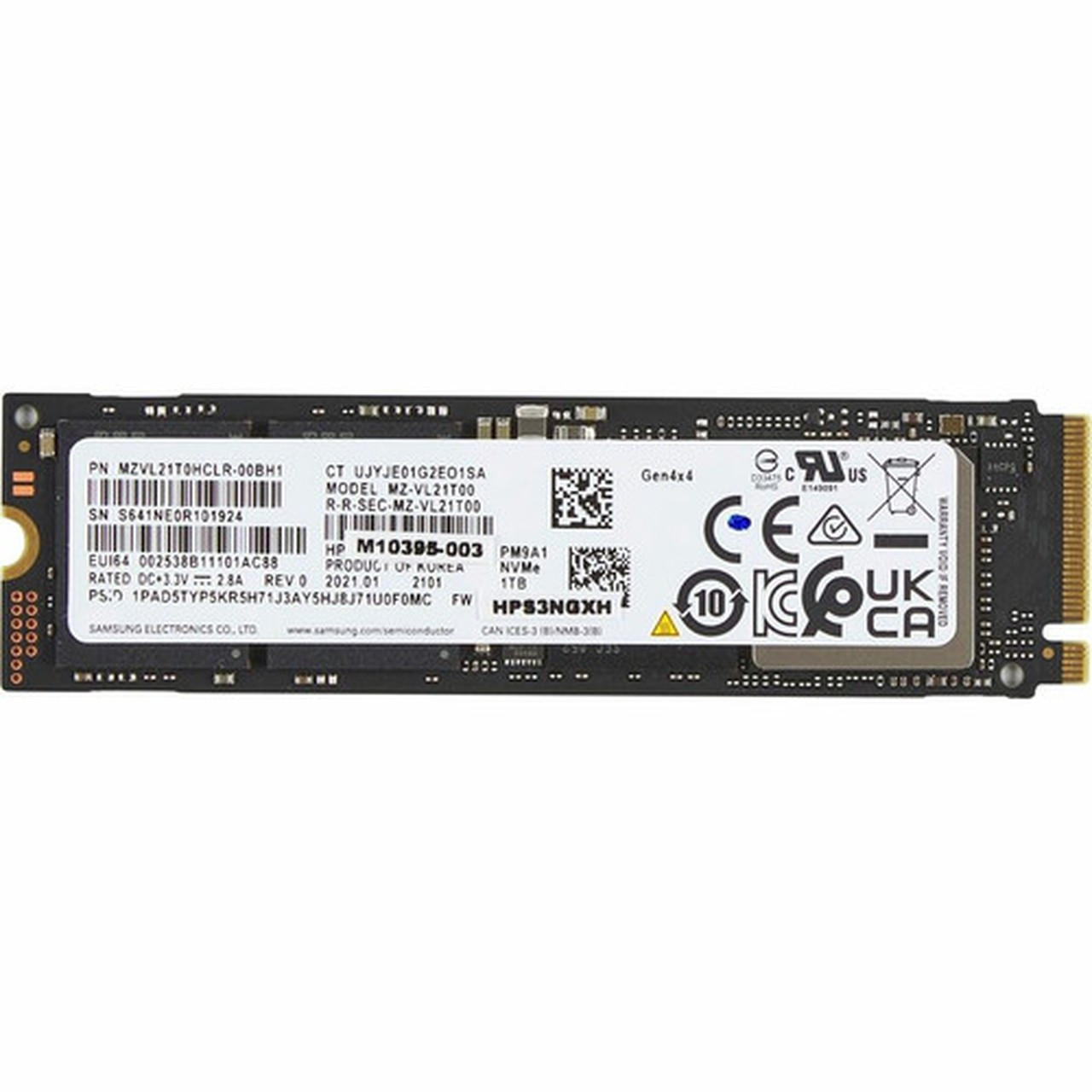 HP 1 TB Solid State Drive - M2 2280 Internal - PCI Express NVMe PCI Express NVMe 40 x4 - Notebook Mobile Workstation Device - 3 AL0M9AA