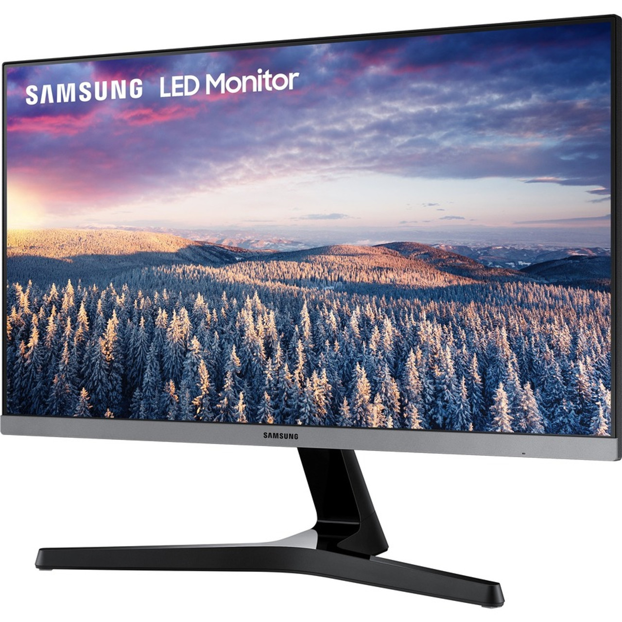 Samsung S24R350FZN 24" Class Full HD LED Monitor - 16:9 - Dark Blue Gray - 23.8" Viewable - In-plane Switching (IPS) Technology - Edge (Fleet Network)