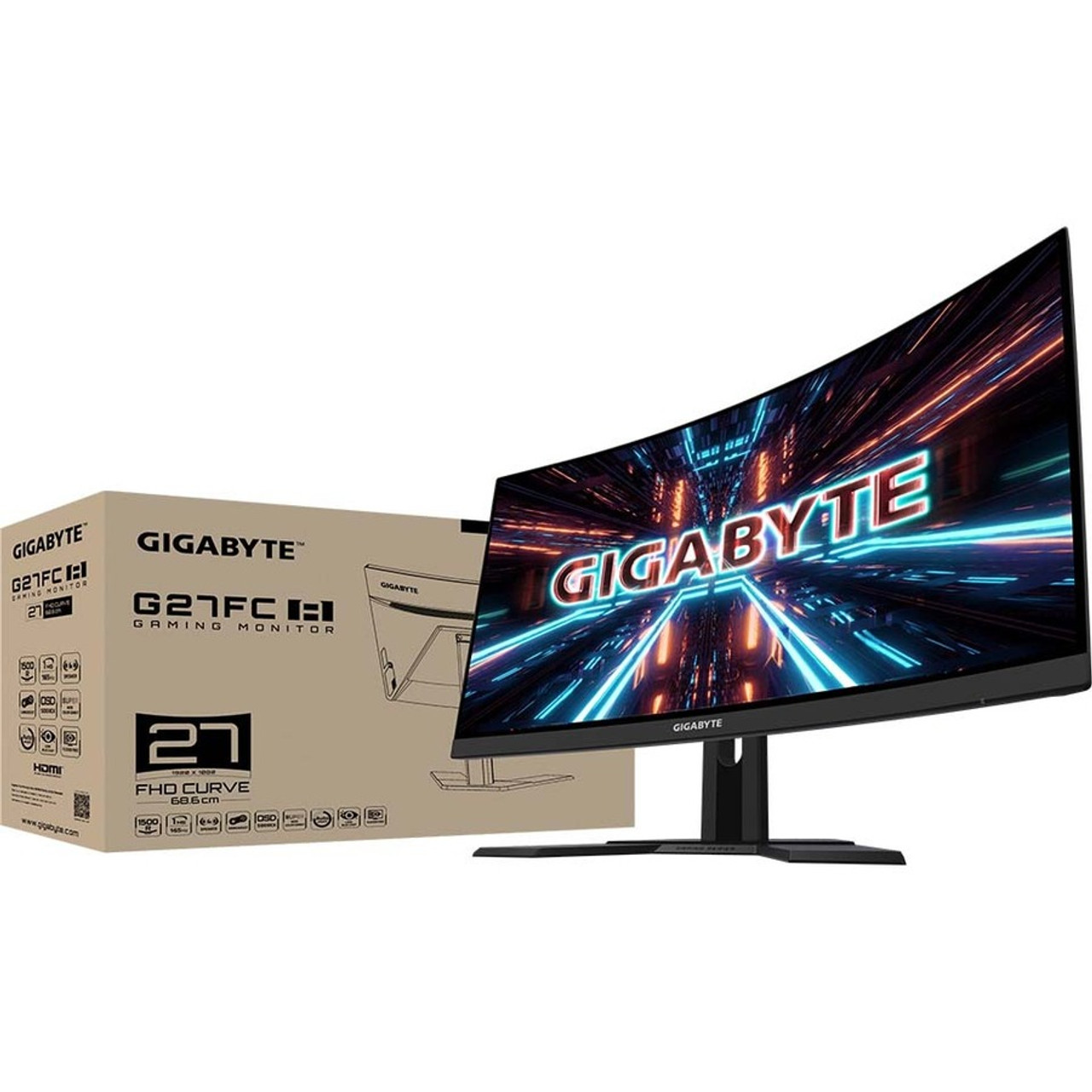 Gigabyte G27FC A 27" Class Full HD Curved Screen Gaming LCD Monitor - 27" Viewable - Vertical Alignment (VA) - Edge LED Backlight - x (G27FC A-SA)