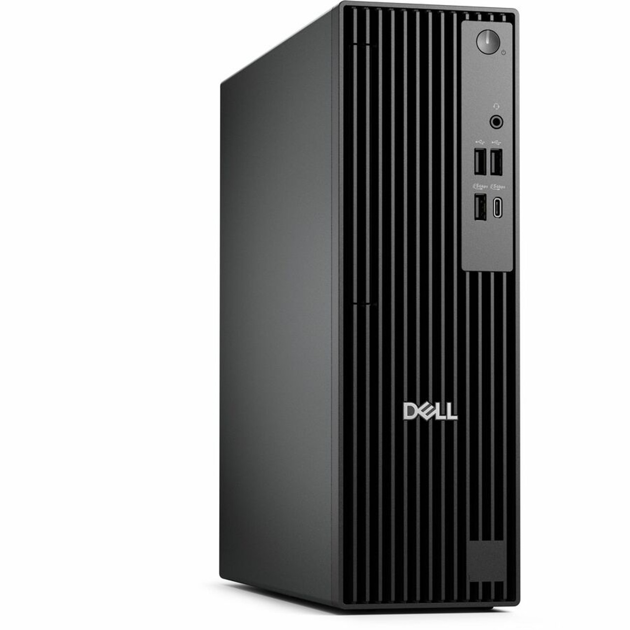 Dell Pro QCS1250 Desktop Computer - Intel Core Ultra 5 235 - vPro Technology - 16 GB - 512 GB SSD - Slim PC - Standard Black - Intel - (Fleet Network)