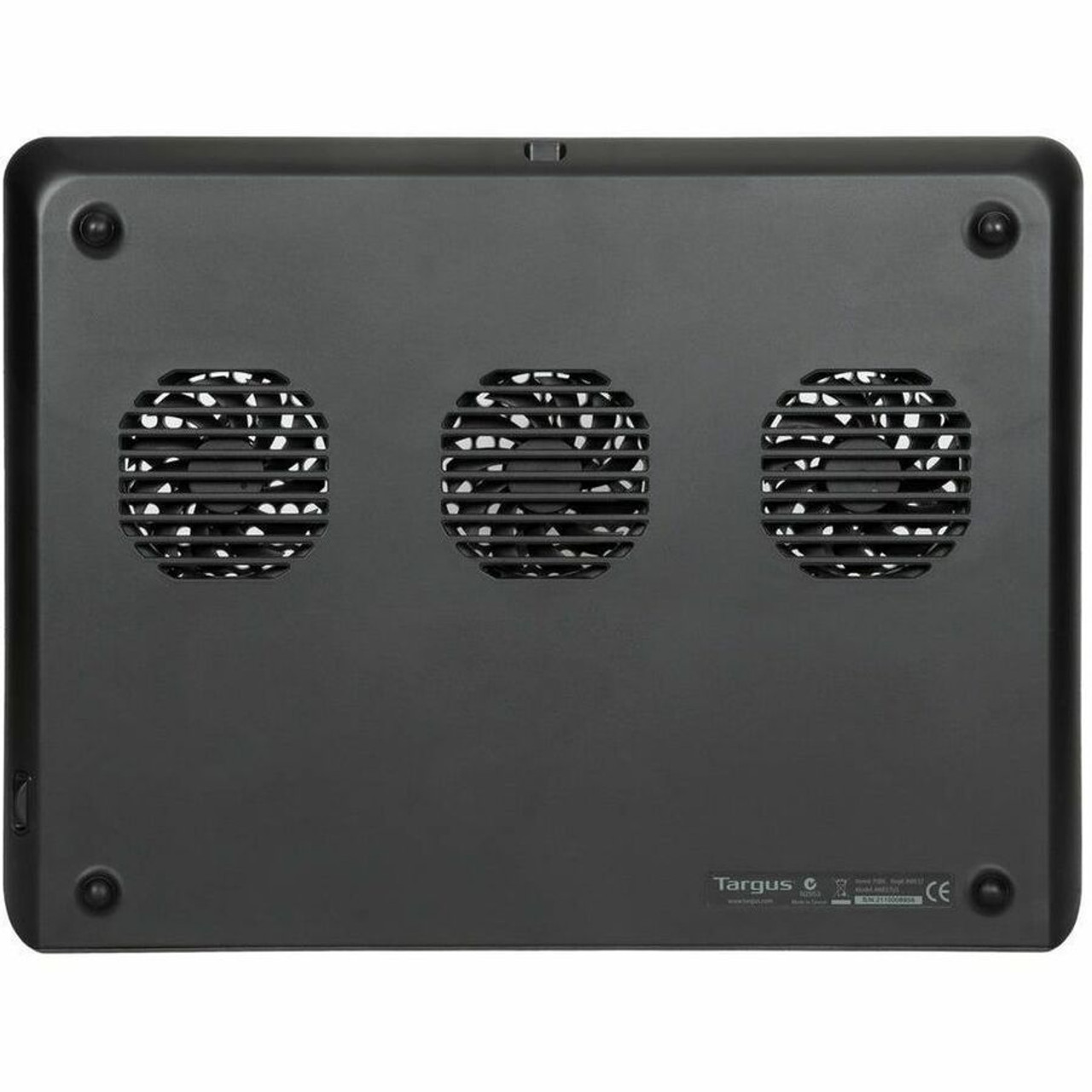 Targus Chill Mat AWE57US Cooling Stand  - Upto 18" Screen Size Notebook Support - 3 Fan(s) - 3000 rpm - Aluminum - Black (AWE57US)