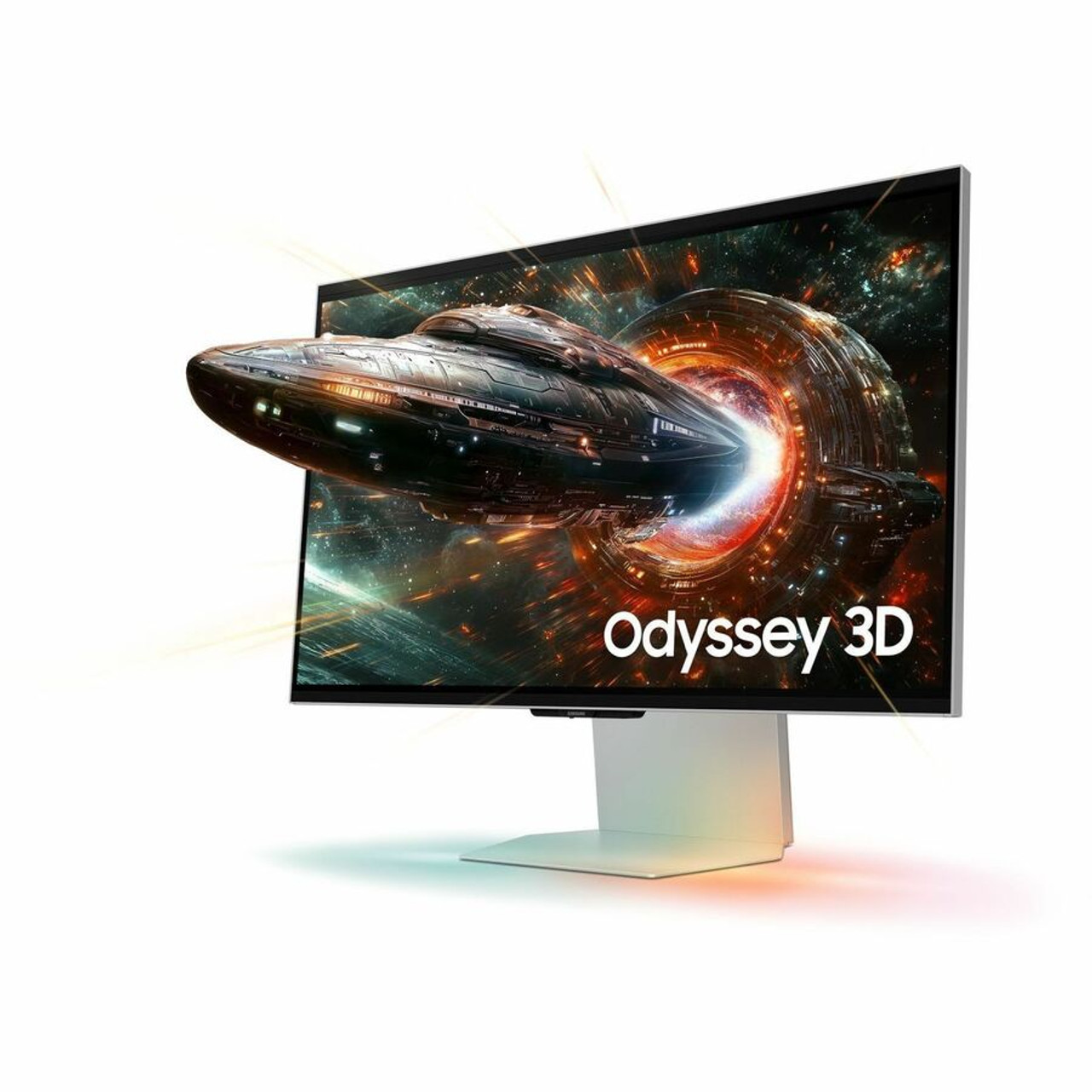 Samsung Odyssey 3D S27FG900XN 27" Class 4K UHD Gaming LCD Monitor - 16:9 - Mercury Silver - 27" Viewable - In-plane Switching (IPS) - (LS27FG900XNXZA)