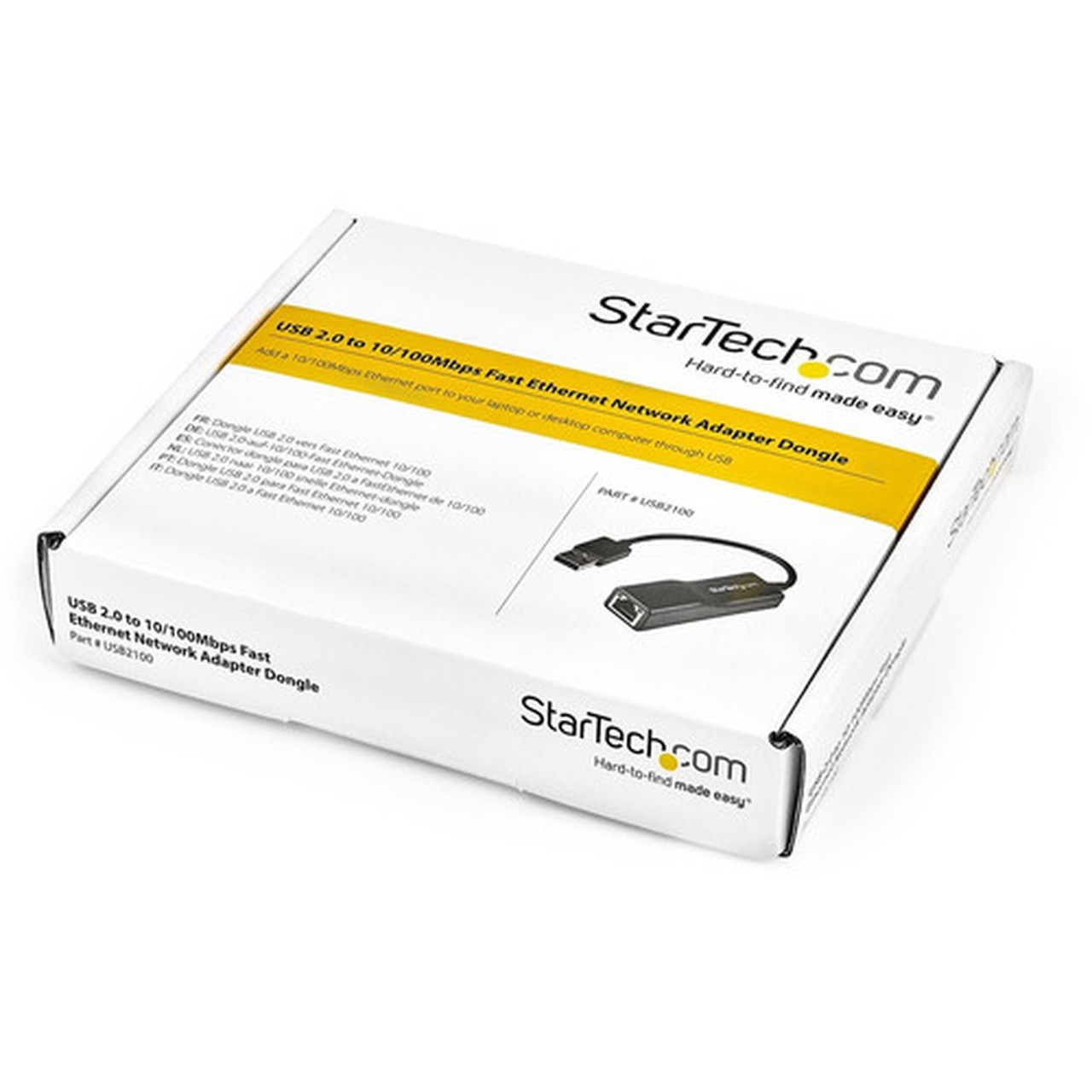 StarTechcom_USB_20_to_10100_Mbps_Ethernet_Network_Adapter_Dongle_-_Add_a_10100Mbps_Ethernet_port_to_your_laptop_or_desktop_through_USB2100