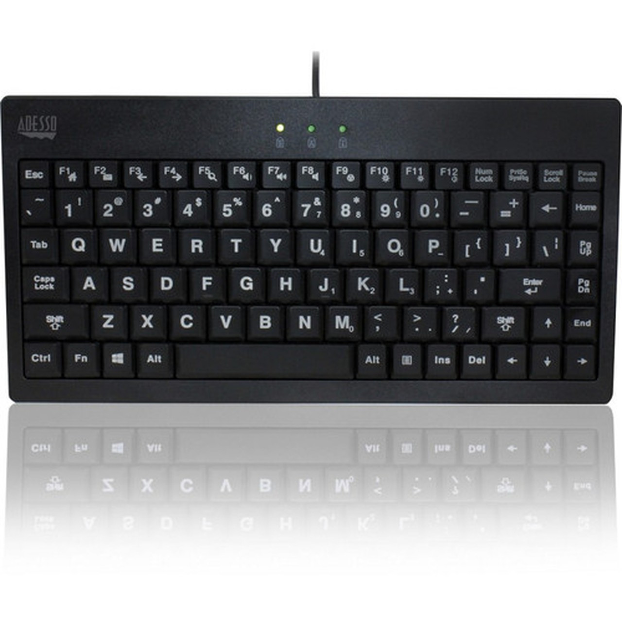 Adesso_SlimTouch_110_-_3-Color_Illuminated_Mini_Keyboard_-_Cable_Connectivity_-_USB_Interface_-_87_Key_-_English_US_-_Membrane_-_AKB-110EB