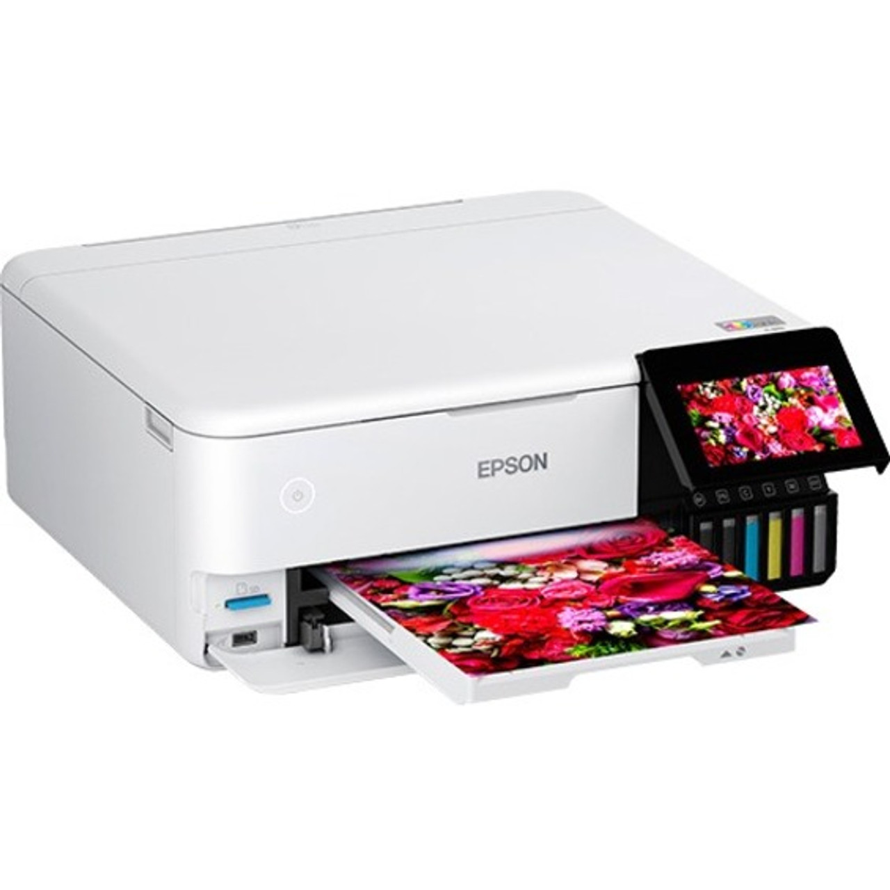 Epson ET-8500 Inkjet Multifunction Printer-Color-Copier/Scanner-5760x1440 dpi Print-Automatic Duplex Print-100 sheets Input-Color dpi (Fleet Network)