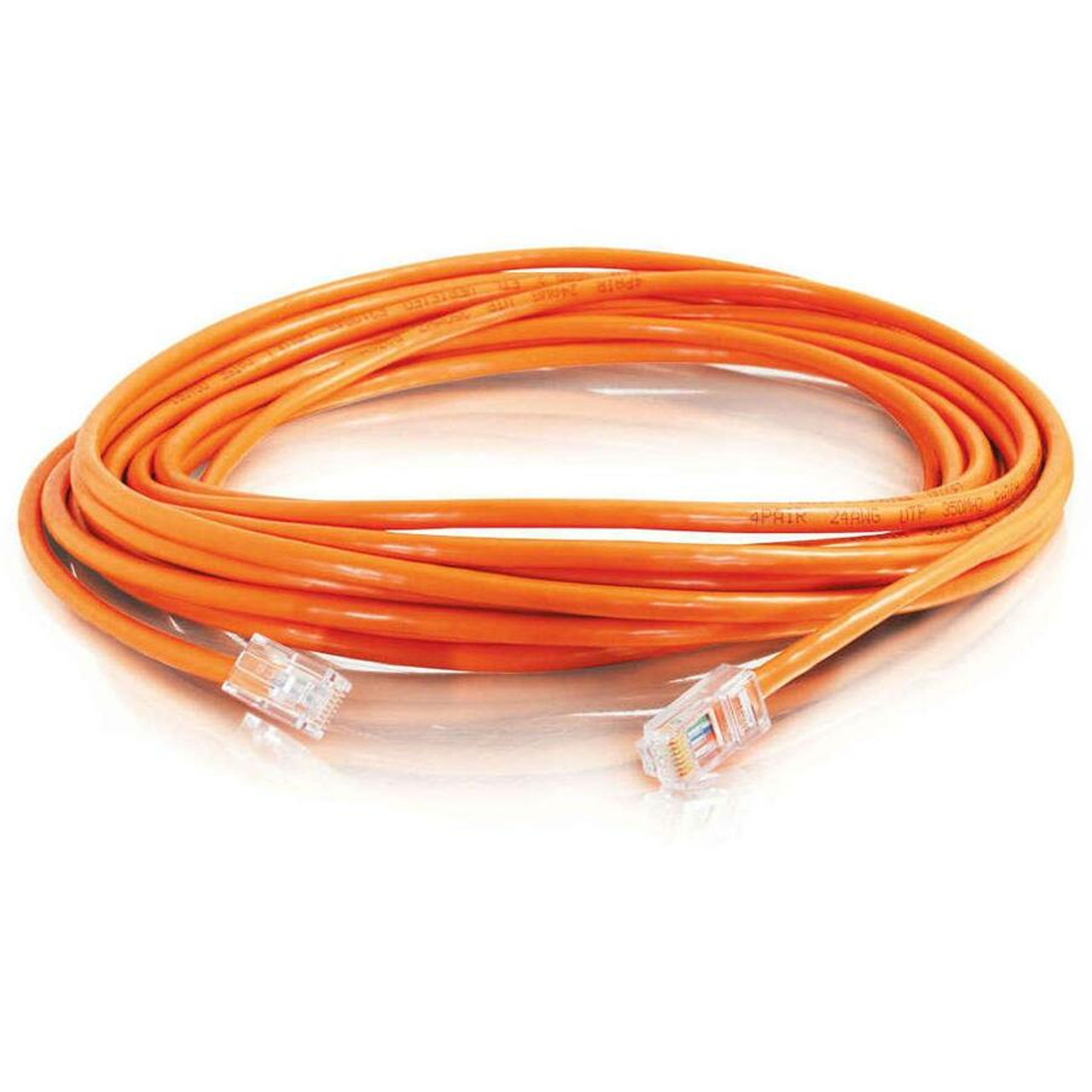 C2G Cat5e Patch Cable - RJ-45 Male - RJ-45 Male - 2.13m - Orange (24509)