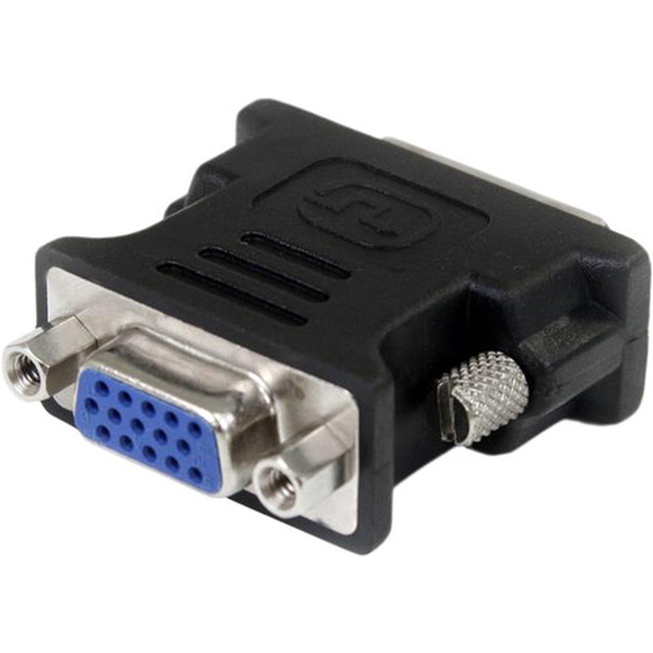 StarTechcom_DVI_to_VGA_Cable_Adapter_MF_-_Black_-_10_Pack_-_10_Pack_-_1_x_DVI-I_Male_Video_-_1_x_HD-15_Female_VGA_-_Nickel_Connector_DVIVGAMFB10P