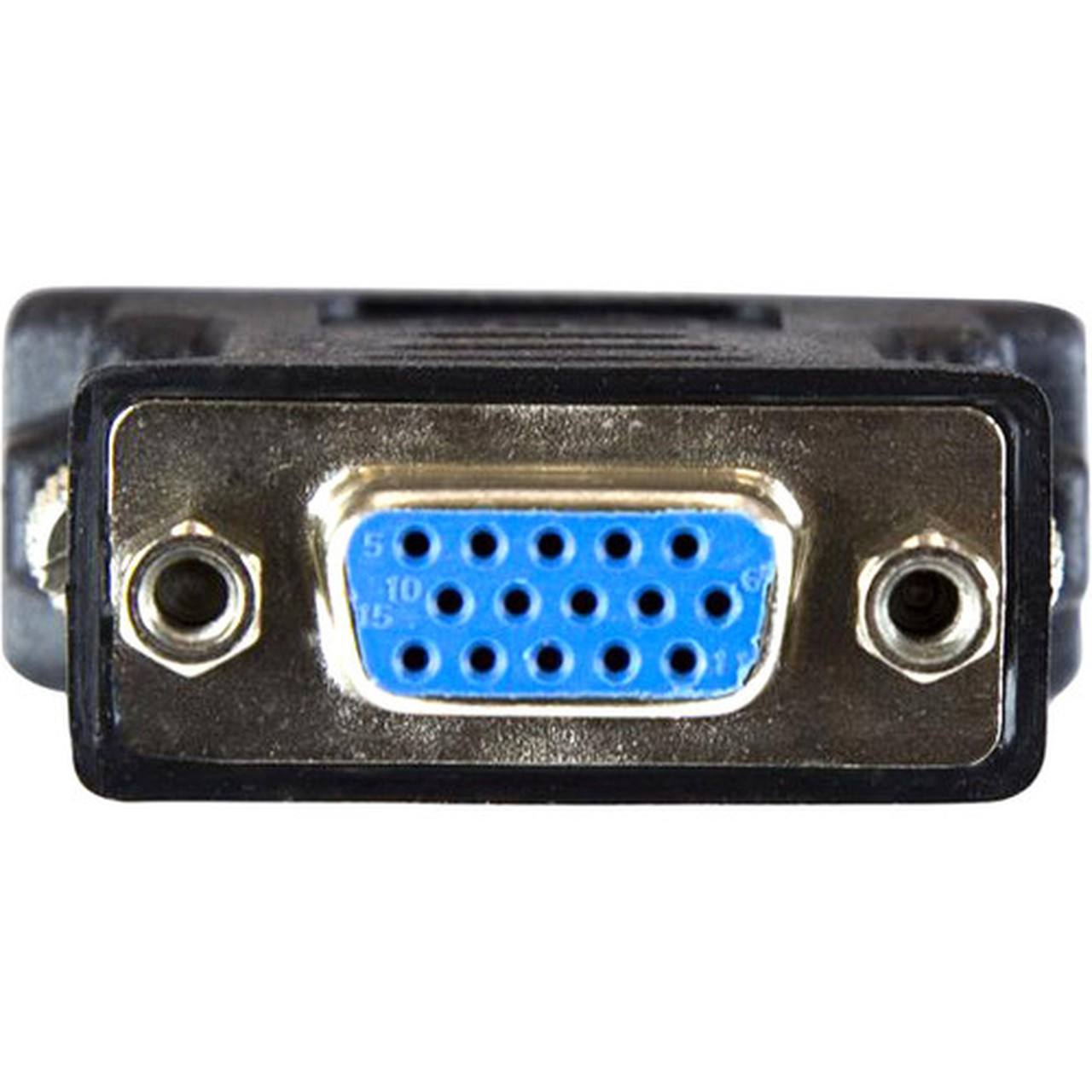 StarTechcom_DVI_to_VGA_Cable_Adapter_MF_-_Black_-_10_Pack_-_10_Pack_-_1_x_DVI-I_Male_Video_-_1_x_HD-15_Female_VGA_-_Nickel_Connector_DVIVGAMFB10P