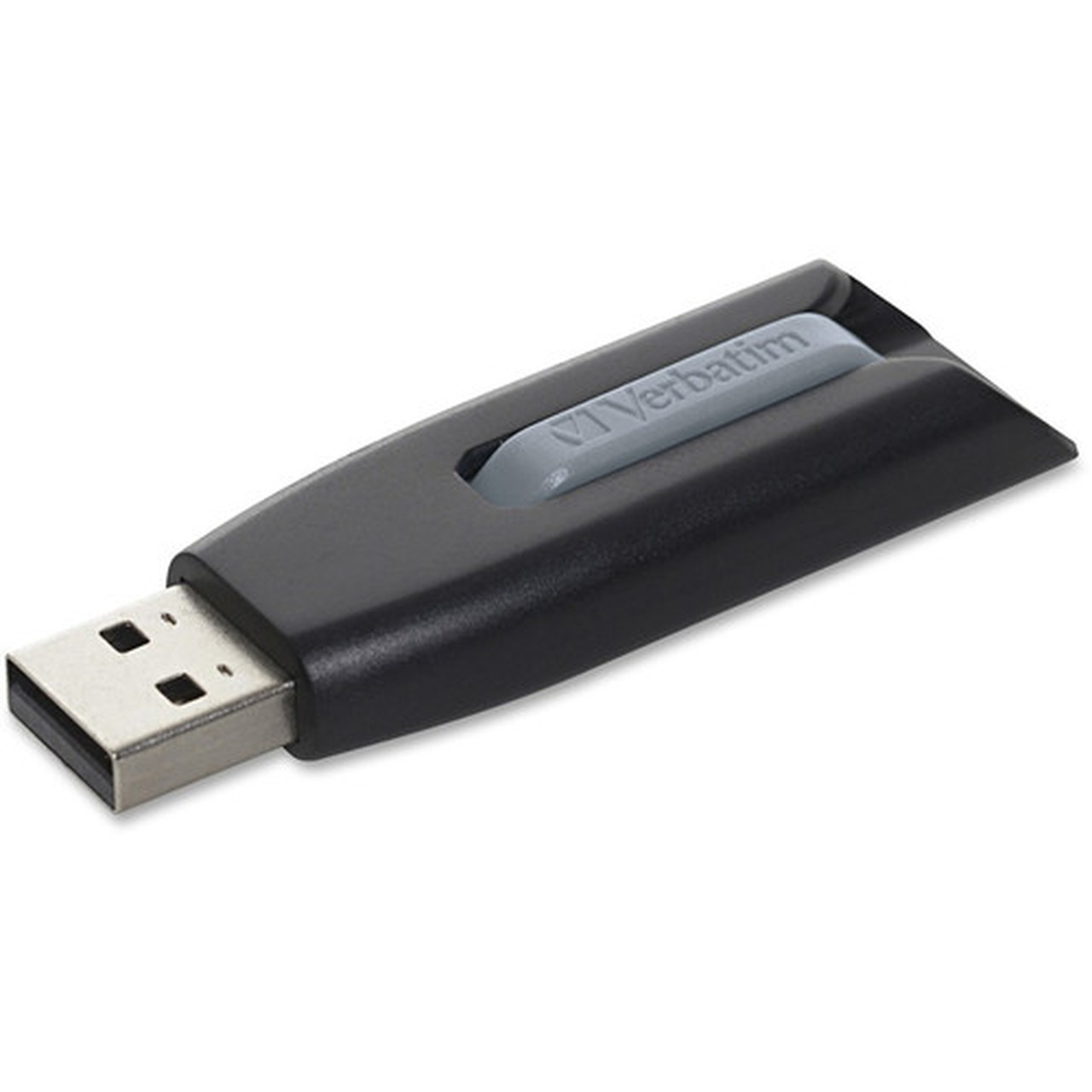 Verbatim_256GB_Store_n_Go_V3_USB_30_Flash_Drive_-_Gray_-_256_GB_-_USB_30_-_120_MBs_Read_Speed_-_25_MBs_Write_Speed_-_Gray_-_-_49168