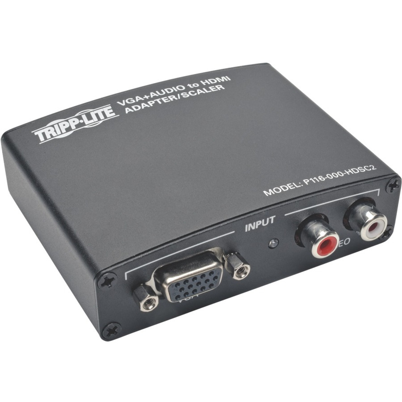 Tripp Lite VGA to HDMI Component Adapter Converter with RCA Stereo Audio VGA to HDMI 1080p - Functions: Video Scaling - 1920 x 1440 - (Fleet Network)