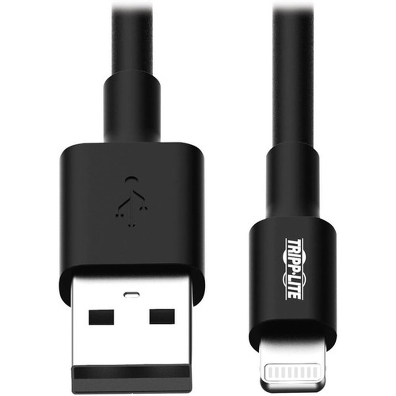 Tripp_Lite_10in_Lightning_USBSync_Charge_Cable_for_Apple_Iphone__Ipad_Black_10_-_10_LightningUSB_Data_Transfer_Cable_for_iPhone_M100-10N-BK