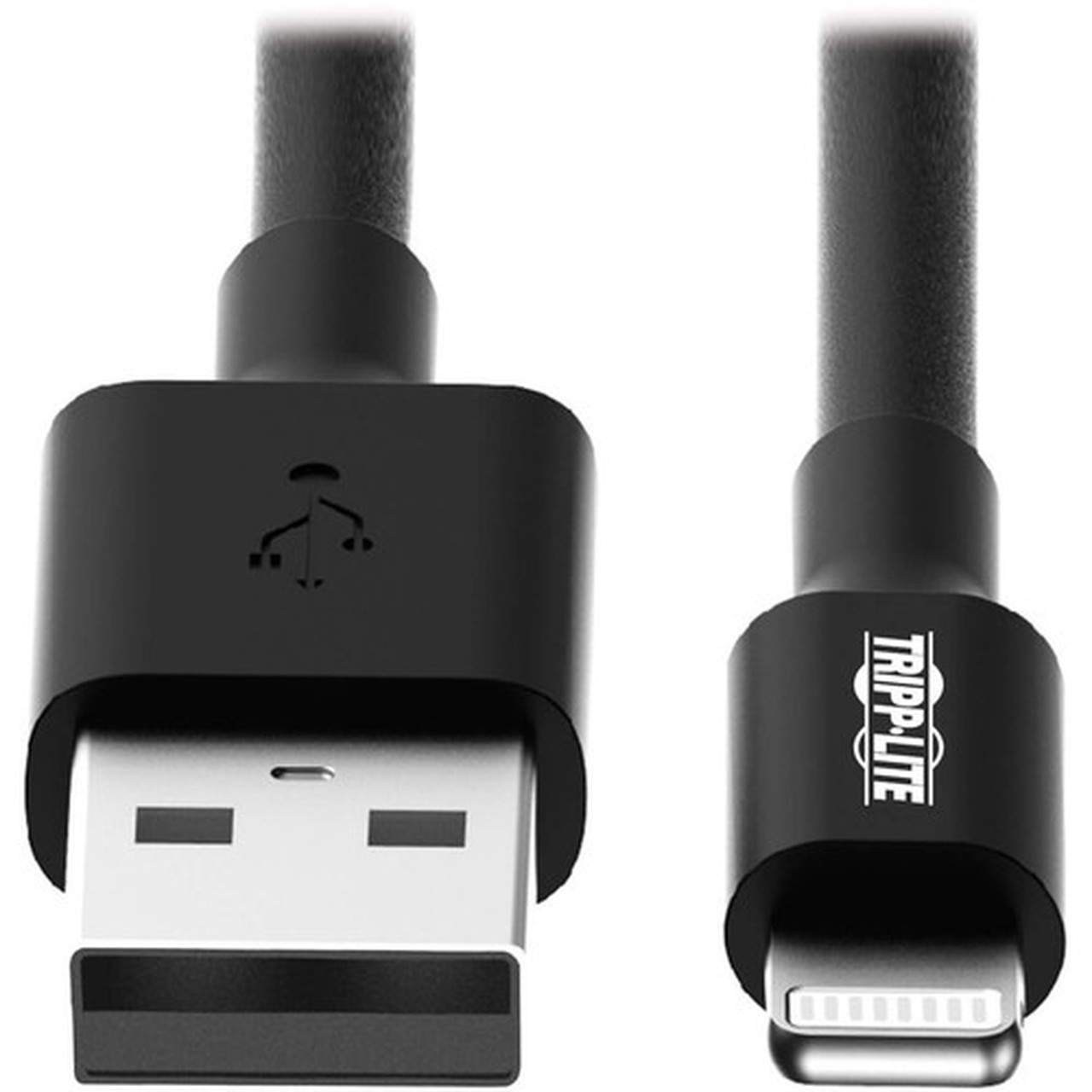 Tripp_Lite_10in_Lightning_USBSync_Charge_Cable_for_Apple_Iphone__Ipad_Black_10_-_10_LightningUSB_Data_Transfer_Cable_for_iPhone_M100-10N-BK