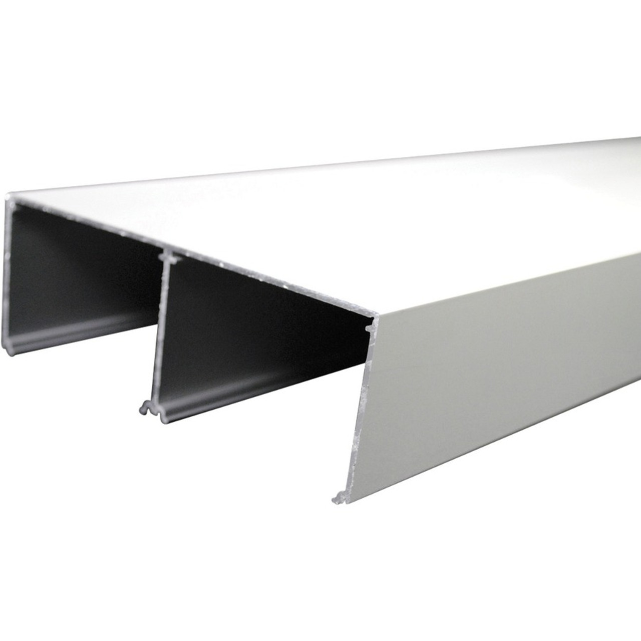 Wiremold ALA4800 Dual Compartment Raceway Base - Raceway Base - 120" (3048 mm) Length - Aluminum - 4 Pack (Fleet Network)