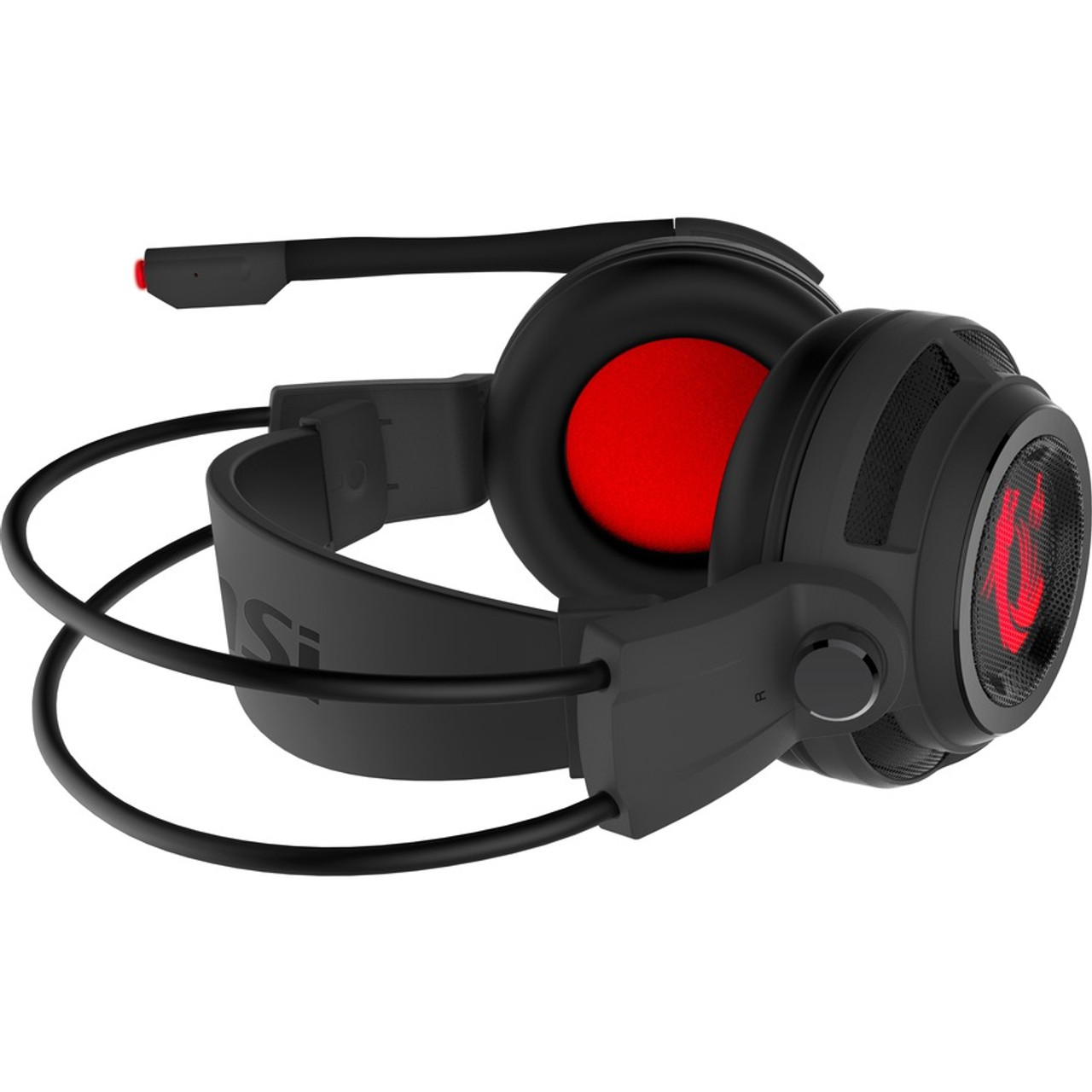MSI DS502 Gaming Headset - Stereo - USB 2.0 - Wired - 32 Ohm - 20 Hz to 20 kHz - On-ear - Binaural - Ear-cup - 6.6 ft (2 m) Cable - - (DS502)