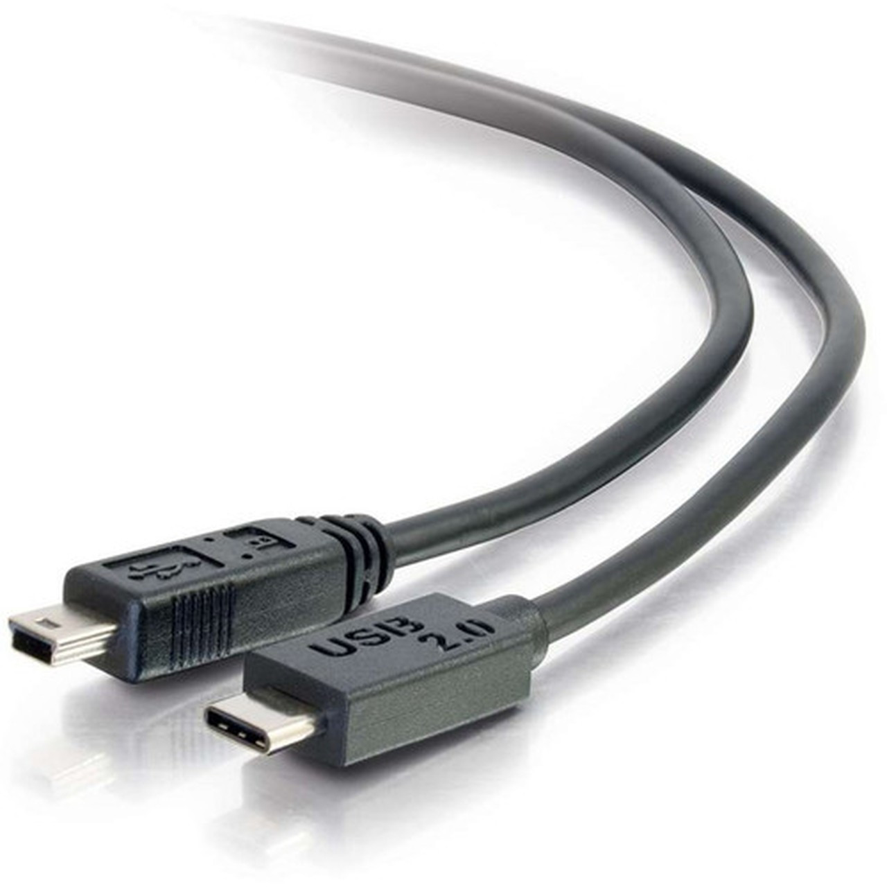 C2G_3ft_USB_20_USB-C_to_USB-Mini_B_Cable_MM_-_Black_-_3_ft_USB_Data_Transfer_Cable_for_Camera_Cellular_Phone_Tablet_Notebook_-_1_28854