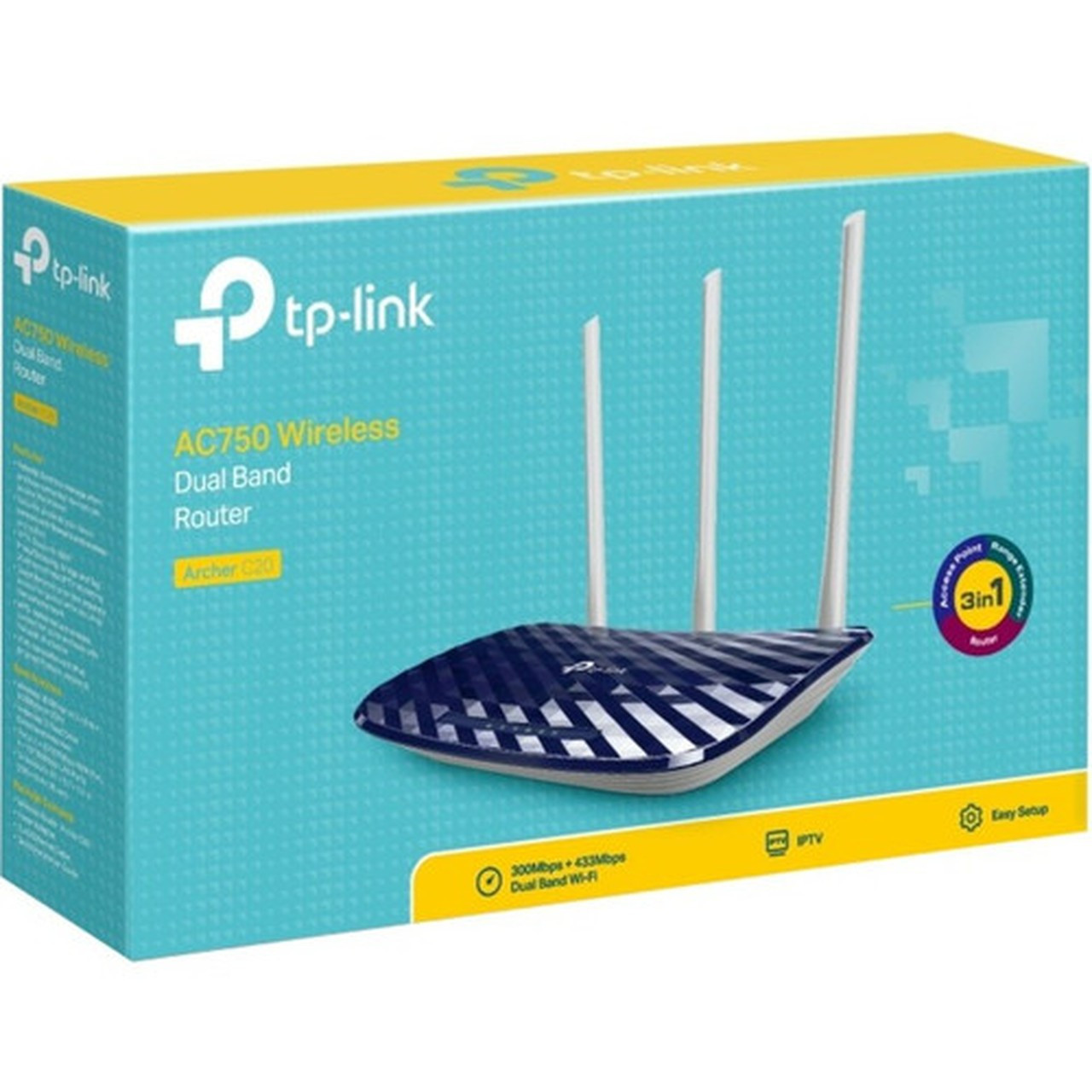 TP-Link_Archer_C20_Wi-Fi_5_IEEE_80211ac_Ethernet_Wireless_Router_-_Dual_Band_-_240_GHz_ISM_Band_-_5_GHz_UNII_Band_-_3_x_Antenna3_x_ARCHER_C20
