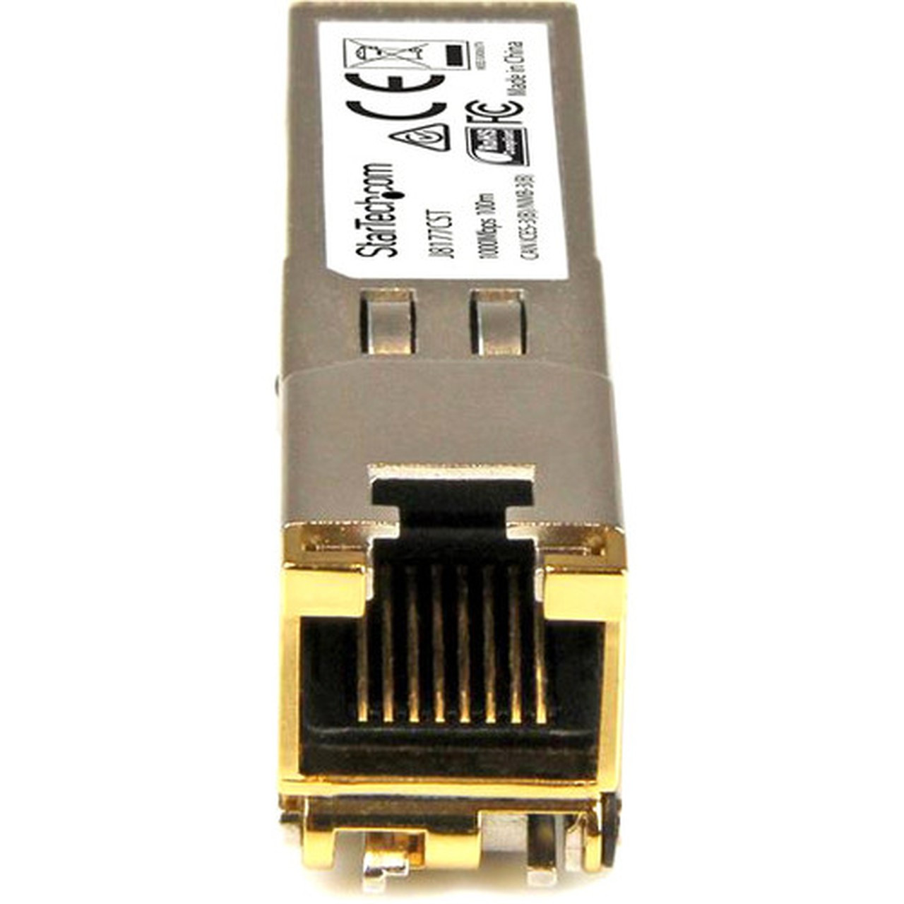 StarTechcom_HP_J8177C_Compatible_SFP_Module_-_1000BASE-T_Copper_SFP_Transceiver_-_Lifetime_Warranty_-_1_Gbps_-_Maximum_Transfer_100_m_J8177CST