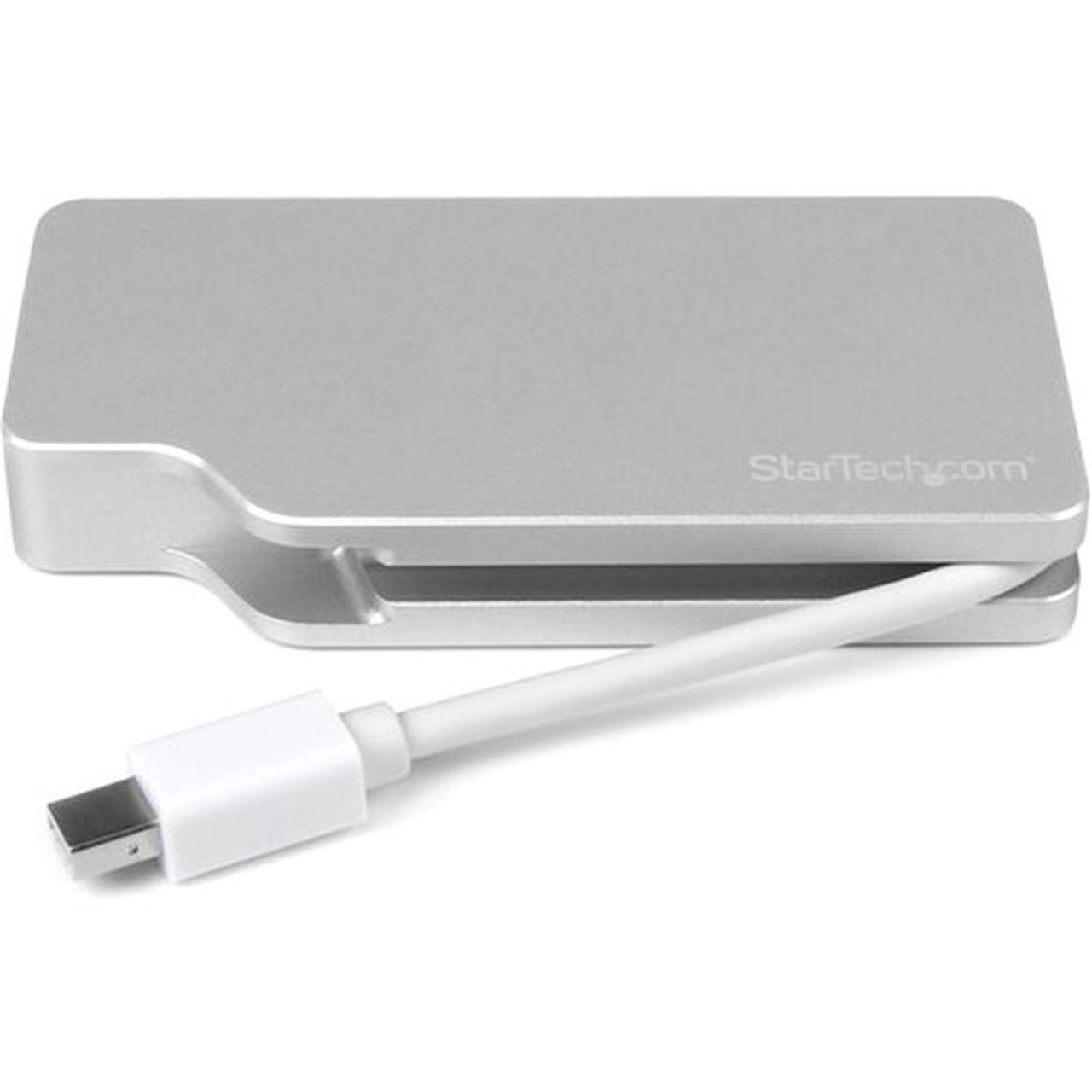 StarTechcom_Aluminum_Travel_AV_Adapter_3-in-1_Mini_DisplayPort_to_VGA_DVI_or_HDMI_-_mDP_Adapter_-_4K_-_1_Pack_-_1_x_Mini_Male_-_1_MDPVGDVHD4K
