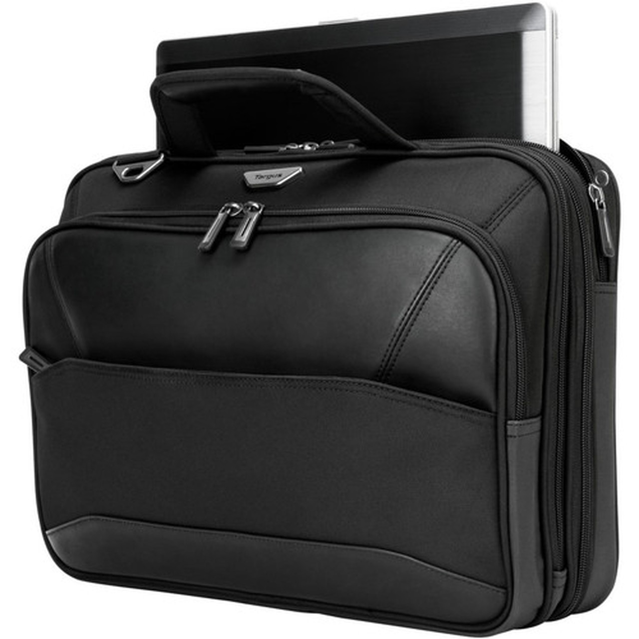 Targus_Mobile_ViP_TBT264CA_Carrying_Case_Briefcase_for_156_Notebook_-_Black_-_Weather_Resistant_Base_Drop_Resistant_-_Checkpoint_TBT264CA