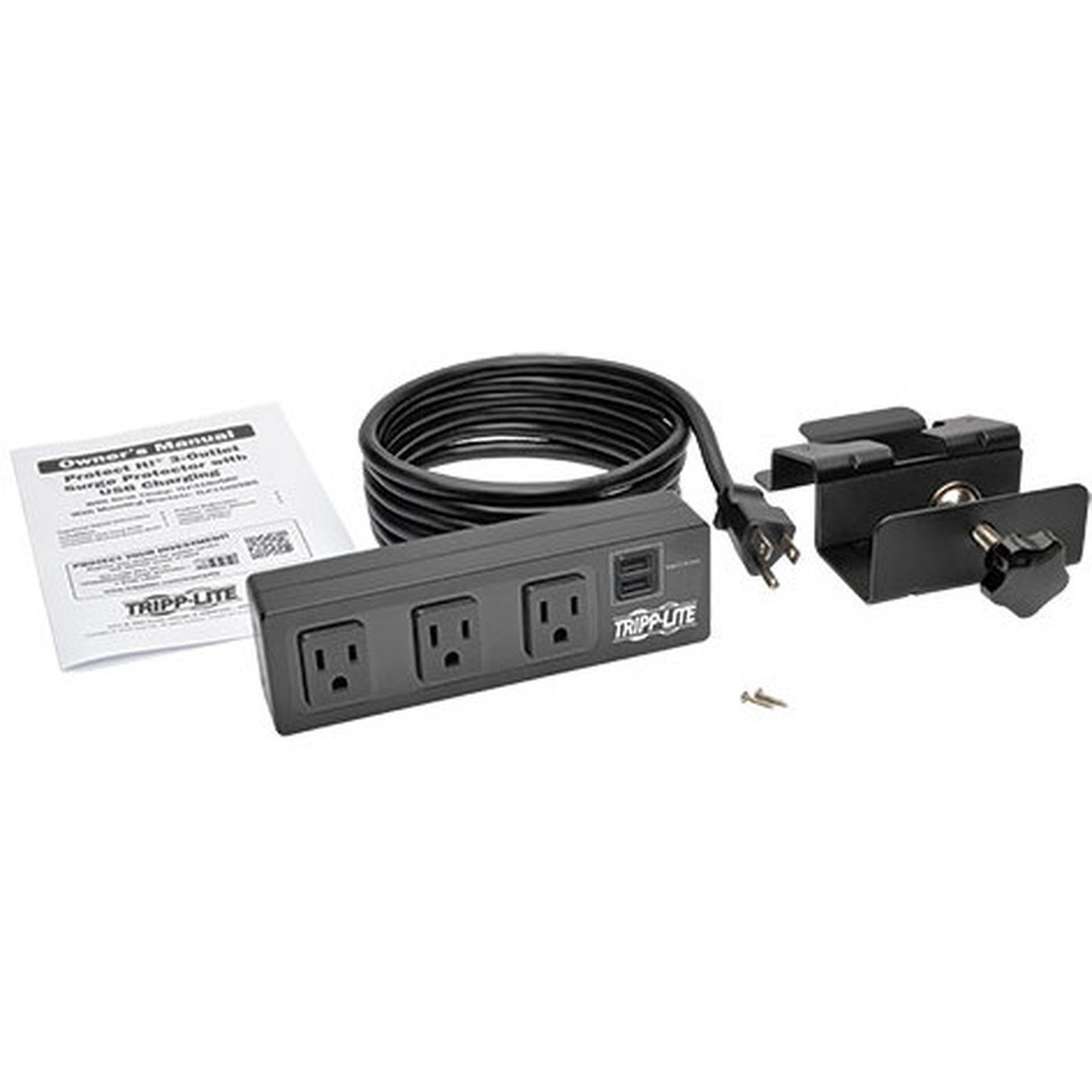 Tripp_Lite_Protect_It_TLP310USBC_Surge_SuppressorProtector_-_3_x_NEMA_5-15R_2_x_USB_-_510_J_-_120_V_AC_Input_-_120_V_AC_5_V_DC_TLP310USBC
