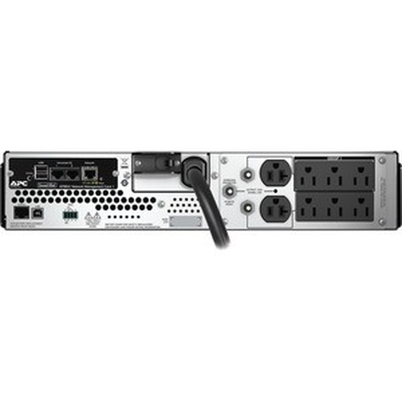 APC_by_Schneider_Electric_Smart-UPS_3000VA_LCD_RM_2U_120V_with_Network_Card_-_2U_Rack-mountable_-_3_Hour_Recharge_-_120_V_AC_Input_-_V_SMT3000RM2UNC