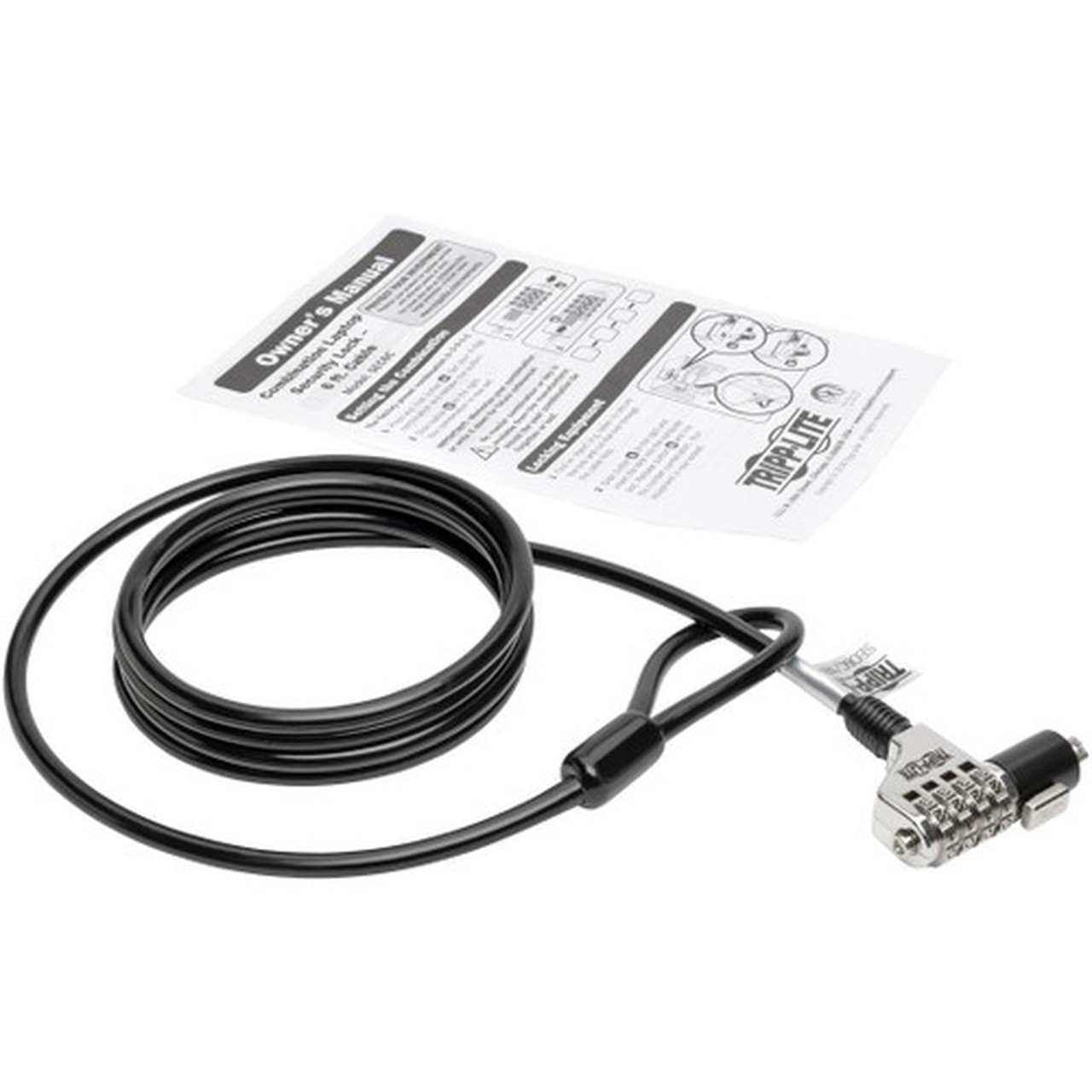 Tripp_Lite_Combination_Laptop_Security_Lock_6_ft_Cable_-_Resettable_-_4-digit_-_Polyvinyl_Chloride_PVC_-_6_ft_-_For_Notebook_SEC6C