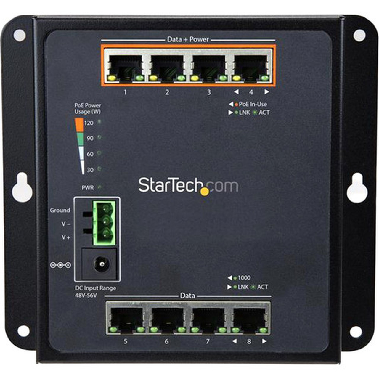 StarTechcom_8_Port_POE_Managed_Ethernet_Switch_-_30W_per_PoE_port_-_Industrial_-_Wall_Mount_-_Managed_Network_Switch_-_8_Ports_-_-_-_IES81GPOEW