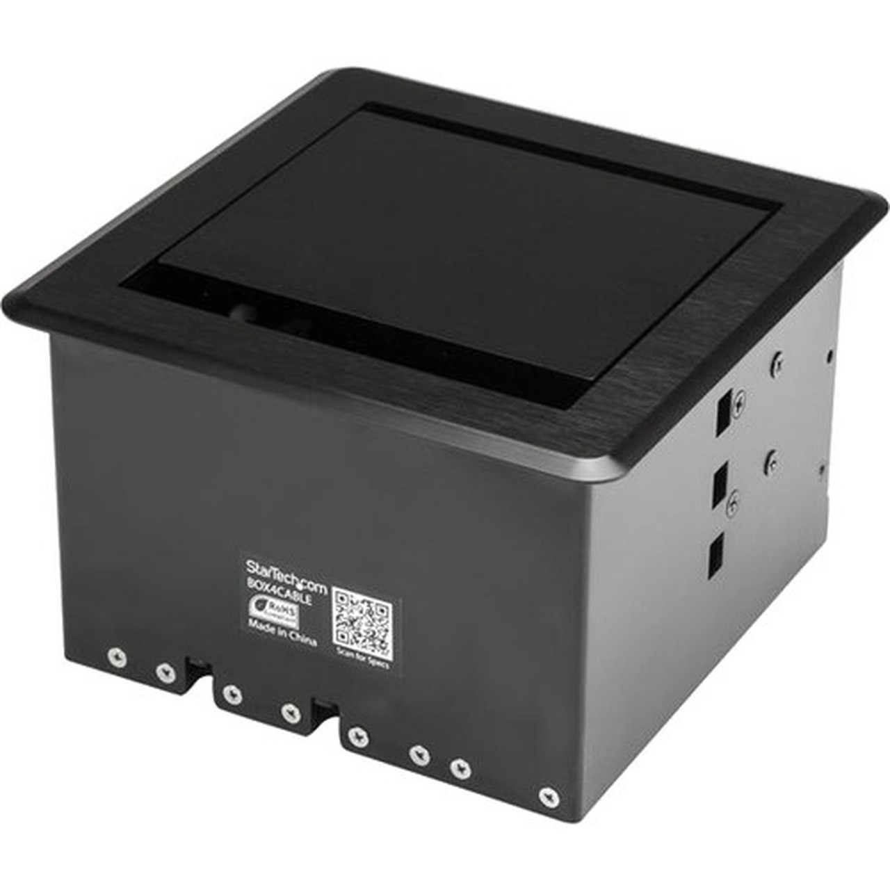 StarTechcom_Conference_Table_Cable_Management_Box_-_Table_Top_-_Conference_Room_AV_-_Conference_Table_Connectivity_Box_-_Black_-_1_-_BOX4CABLE