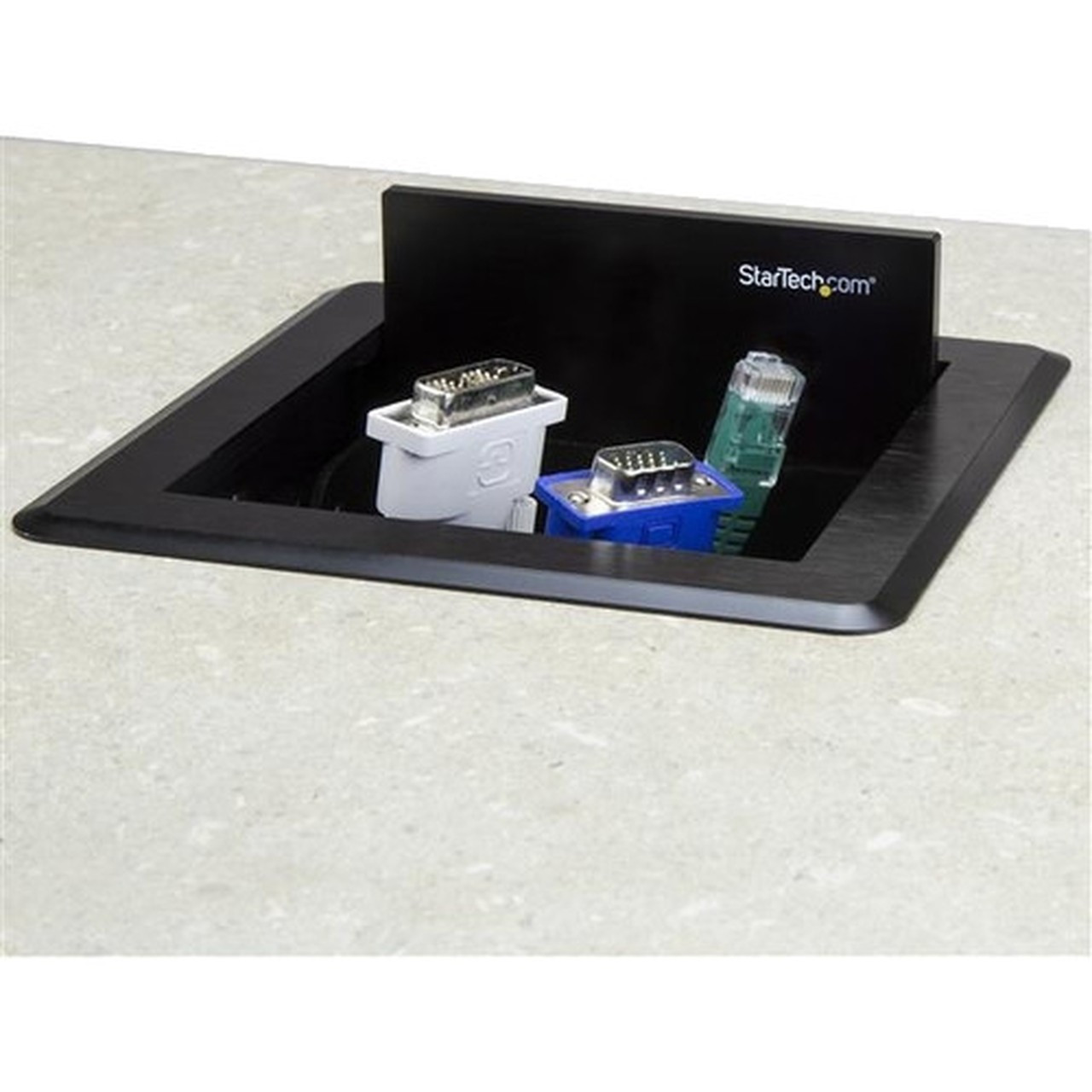 StarTechcom_Conference_Table_Cable_Management_Box_-_Table_Top_-_Conference_Room_AV_-_Conference_Table_Connectivity_Box_-_Black_-_1_-_BOX4CABLE