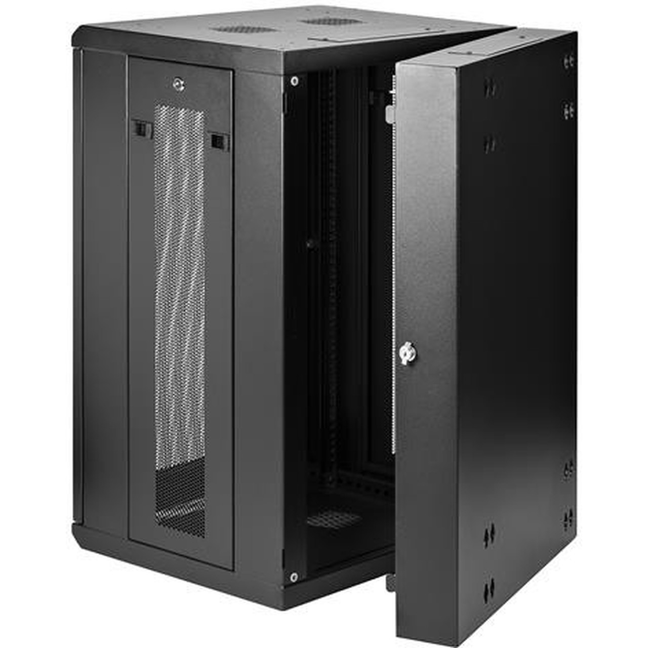 StarTechcom_18U_Wall_Mount_Network_Switch_Cabinet_With_Hinged_Back_Panel_-_For_Server_LAN_Switch_Patch_Panel_-_18U_Rack_Height16_-_RK1820WALHM
