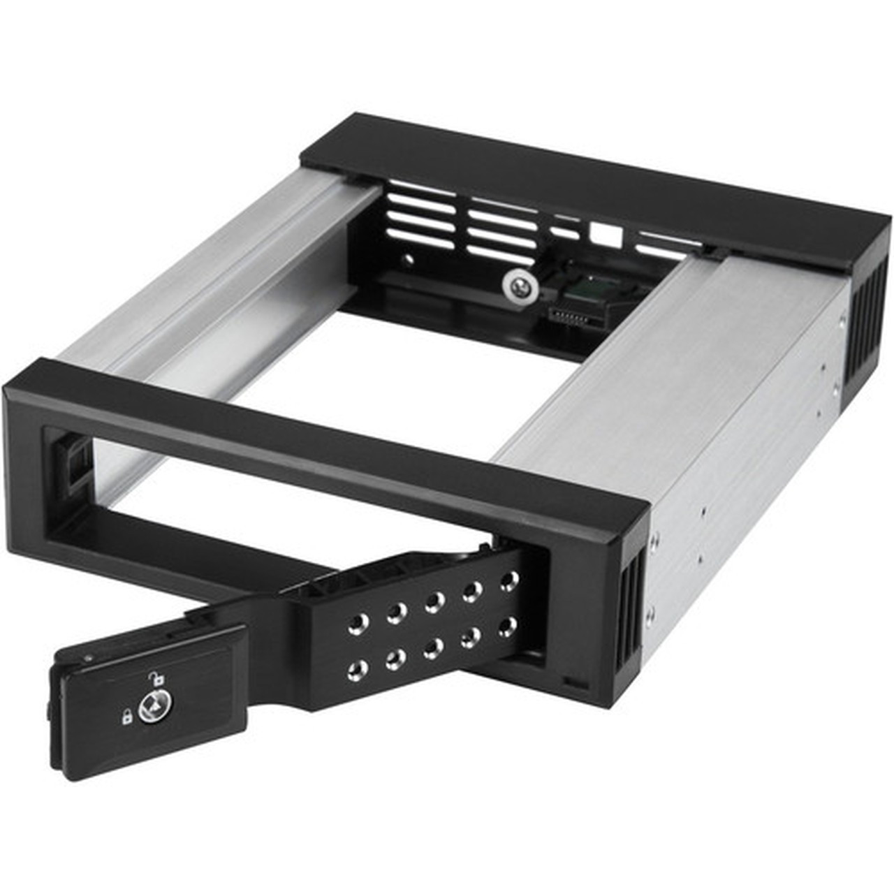 StarTechcom_525_to_35_Hard_Drive_Hot_Swap_Bay_-_Trayless_-_Aluminum_-_For_35_SATASAS_Drives_-_Front_Mount_-_SAS_SATA_Backplane_HSB1SATSASBA