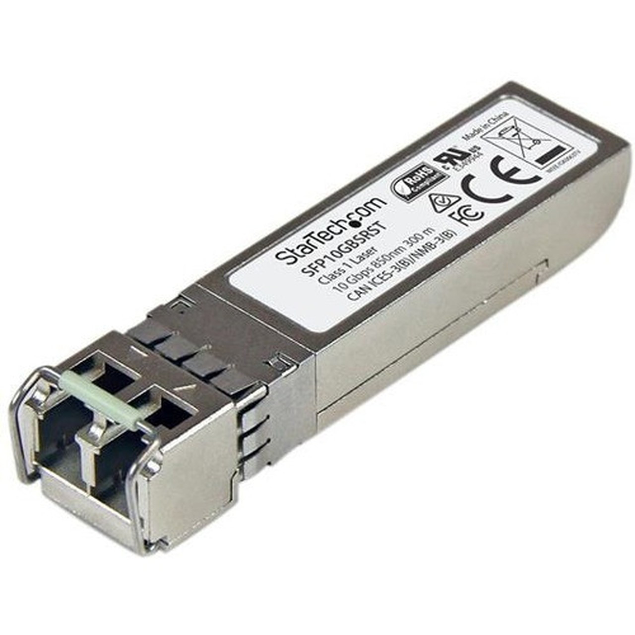 StarTechcom_10GBASE-SR_MSA_Compliant_SFP_Module_-_LC_Connector_-_Fiber_SFP_Transceiver_-_Lifetime_Warranty_-_10_Gbps_-_Max_300_m_-_SFP10GBSRST