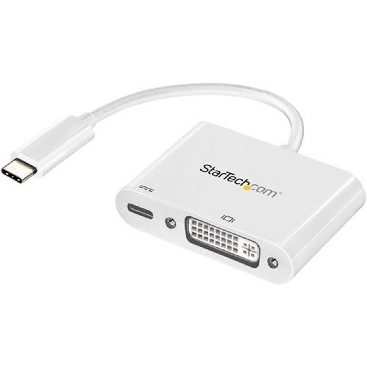 StarTechcom_USB-C_to_DVI_Adapter_with_Power_Delivery_USB_PD_-_USB_Type_C_Adapter_-_1920_x_1200_-_White_-_Use_this_USB_Type_C_to_DVI_CDP2DVIUCPW