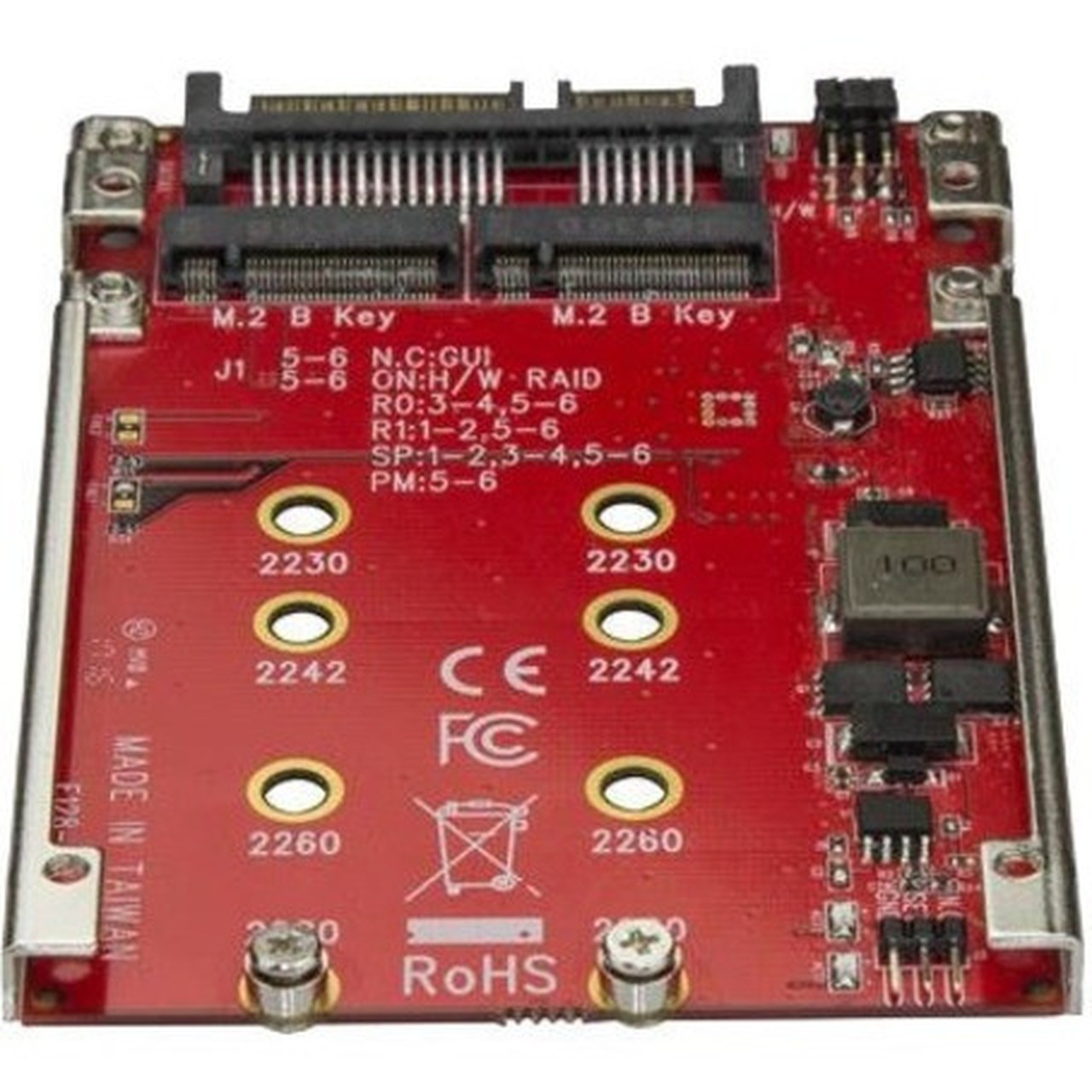 StarTechcom_Dual-Slot_M2_to_SATA_Adapter_-_M2_SATA_Adapter_for_25_Drive_Bay_-_M2_Adapter_-_M2_SSD_Adapter_-_M2_NGFF_SSD_-_RAID_S322M225R