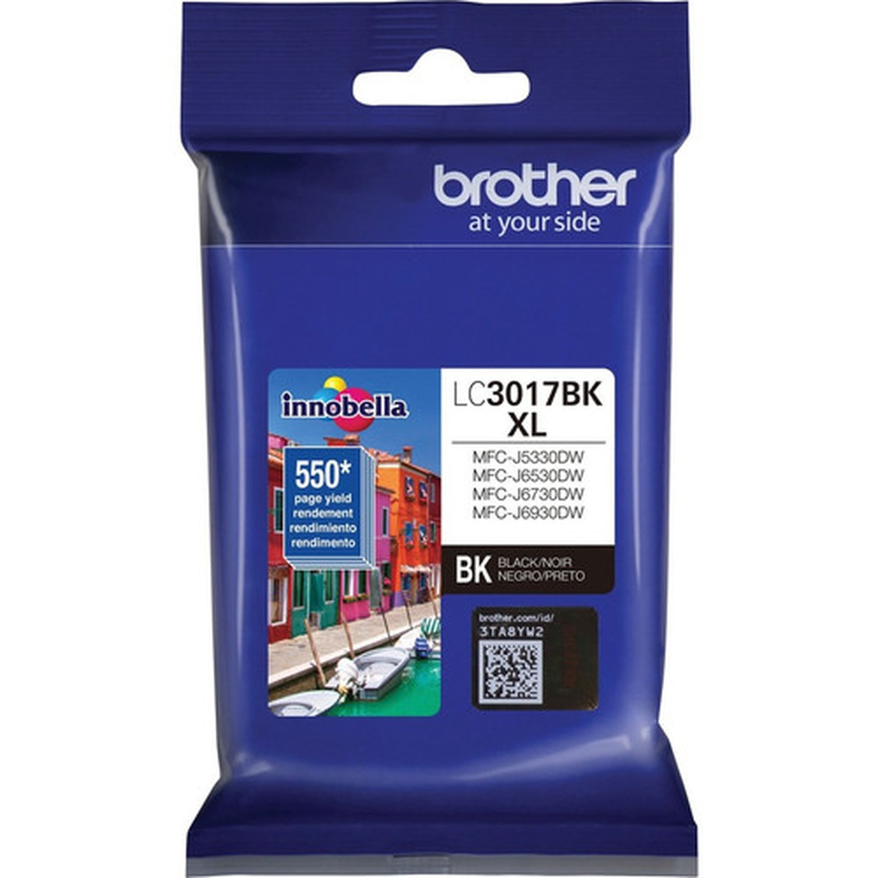 Brother_Innobella_LC3017BK_Ink_Cartridge_-_Black_-_Inkjet_-_High_Yield_-_550_Pages_-_1_Pack_LC3017BKS