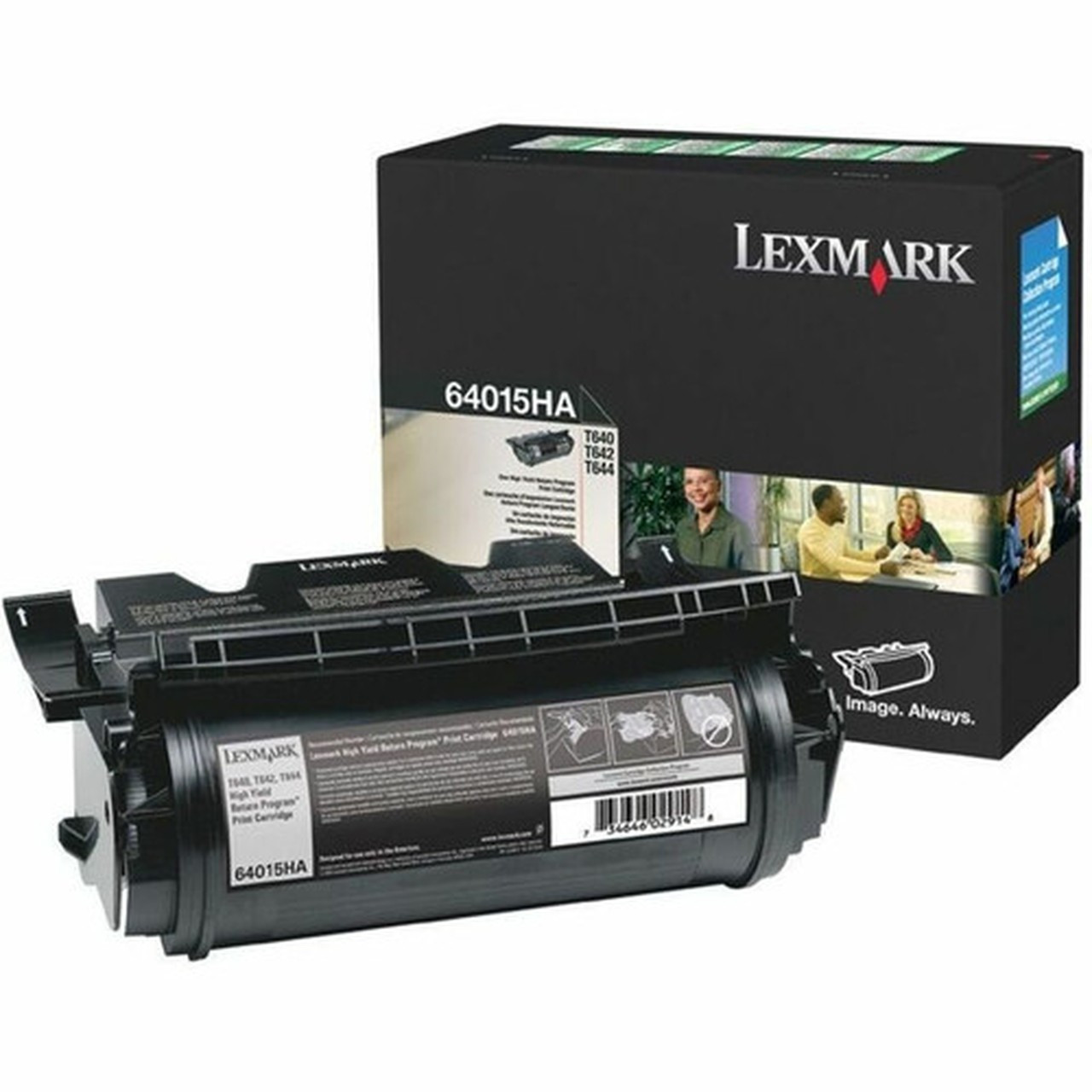 Lexmark Original Toner Cartridge - Laser - 21000 Pages - Black - 1 Each 64015HA