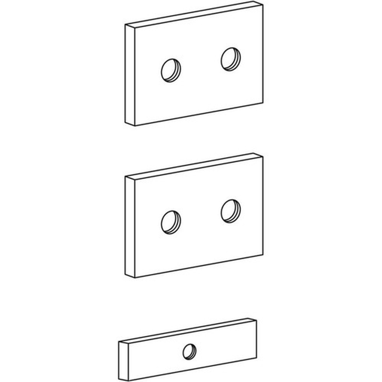 Ergotron Peripheral Track Mount Bracket Kit - Zinc 60-156