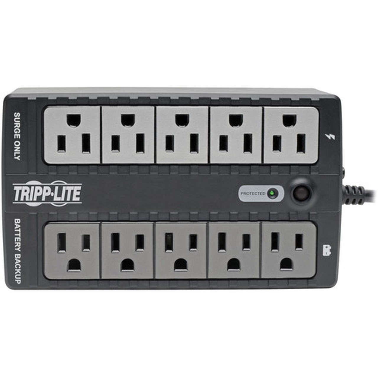 Tripp Lite Internet Office INTERNET550U 550VA UPS - Ultra-compact DesktopTowerWall Mount - 650 Hour Recharge - 120 Minute Stand-by INTERNET550U
