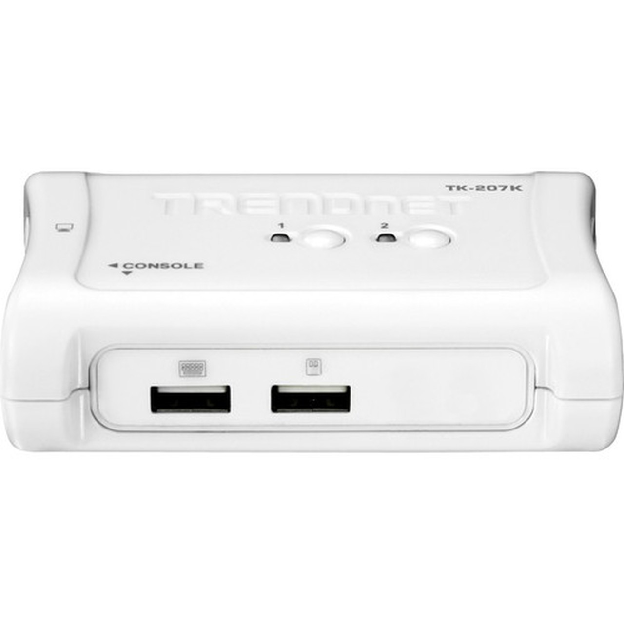 TRENDnet 2-Port USB KVM Switch Kit - 2 x 1 - 2 x HD-15 Video 2 x Type A USB TK-207K