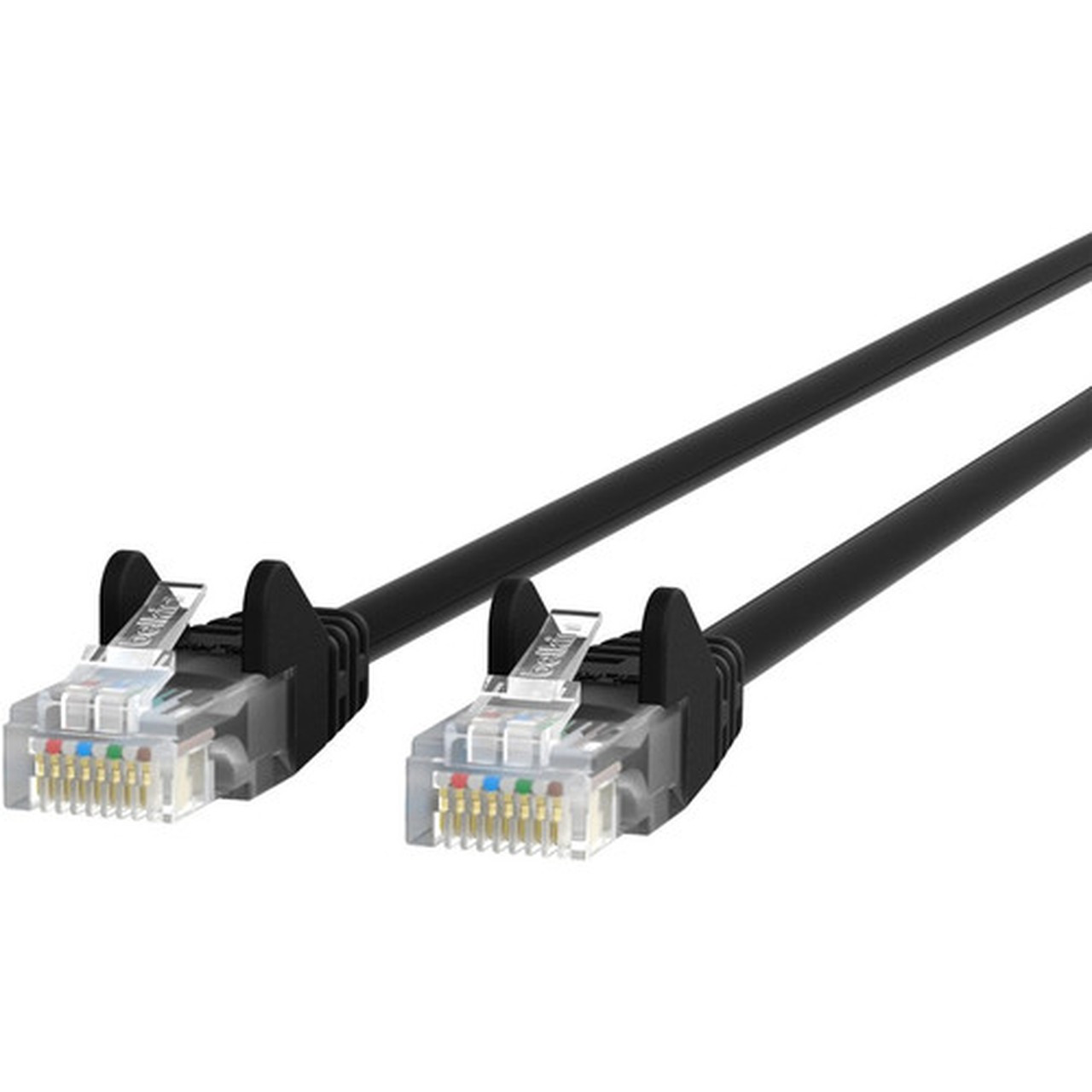 Belkin Cat6 Snagless Patch Cable - RJ-45 Male - RJ-45 Male - 091m - Black A3L980B03-BLK-S
