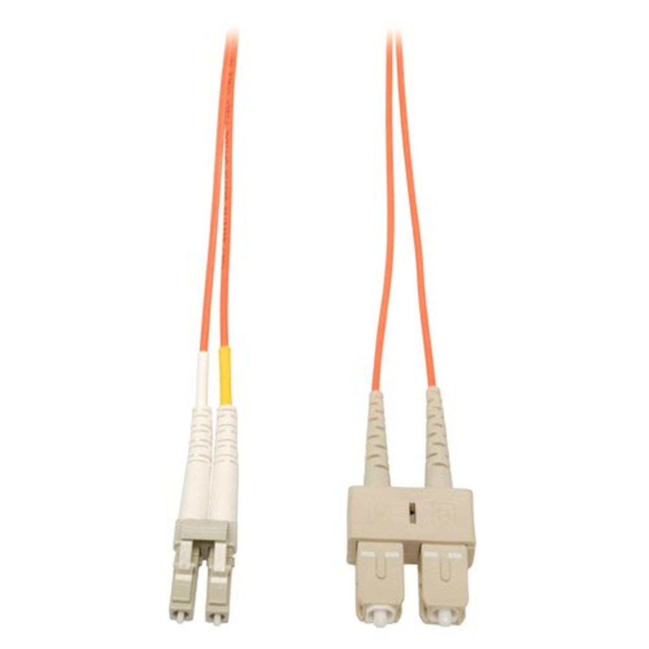 Tripp Lite Duplex Fiber Optic Patch Cable - Fiber Optic - Patch Cable - 23 ft - 2 x LC - 2 x SC - Orange N316-07M