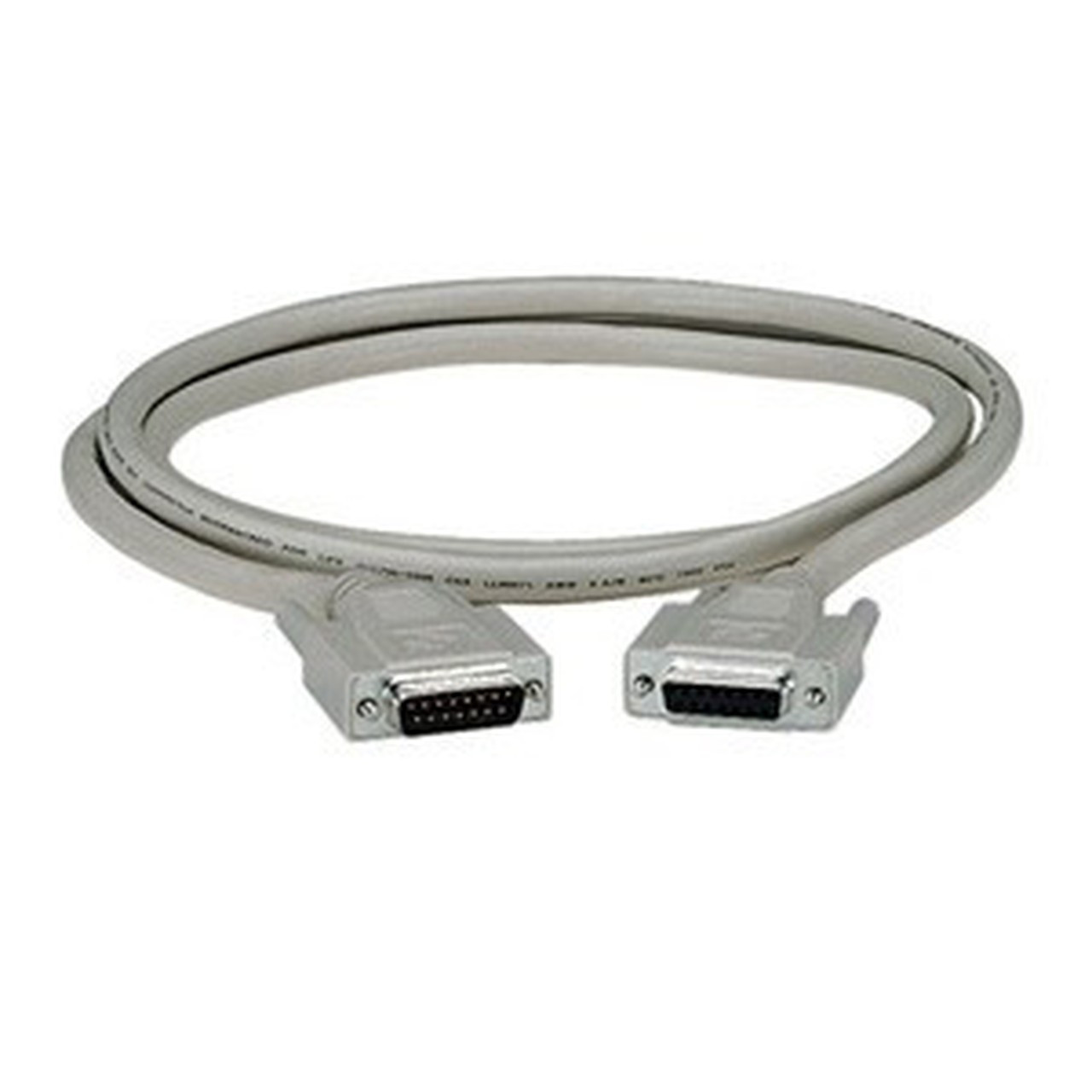 Black Box Thumbscrew Cable - 5 ft Data Transfer Cable - First End 1 x 15-pin DB-15 Male - Second End 1 x 15-pin DB-15 Female - 1 EGM16T-0005-MF