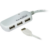 Aten 4-port USB 2.0 Extender Hub - USB - External - 4 USB Port(s) - 4 USB 2.0 Port(s) (Fleet Network)