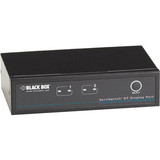 Black Box ServSwitch KVM Switch DT DisplayPort with USB and Audio, 2-Port - 2 Computer(s) - 1 Local User(s) - 2560 x 1600 - 6 x USB - (Fleet Network)