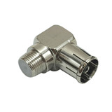 F-Type Female to PAL Male - Right Angle Adapter (FN-AD-F1P0)