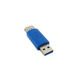 USB 3.0 A Male to A Female Adapter - Blue (FN-AD-USB-20)
