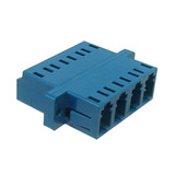 LC/LC Fiber Coupler F/F Singlemode Quad Ceramic Panel Mount, Blue (FN-FO-AD208Q-PM)