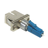 LC Male / SC Female Fiber Hybrid Coupler Singlemode Simplex Ceramic, Blue (FN-FO-AD609-1)